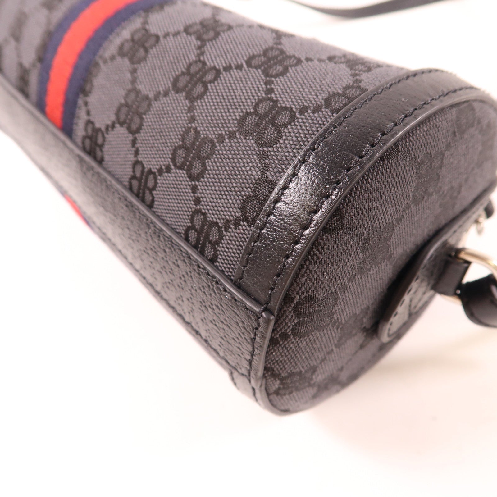 BALENCIAGA 【激減優惠】帆布Balenciaga x Gucci Hacker Project銀扣手挽肩背兩用袋