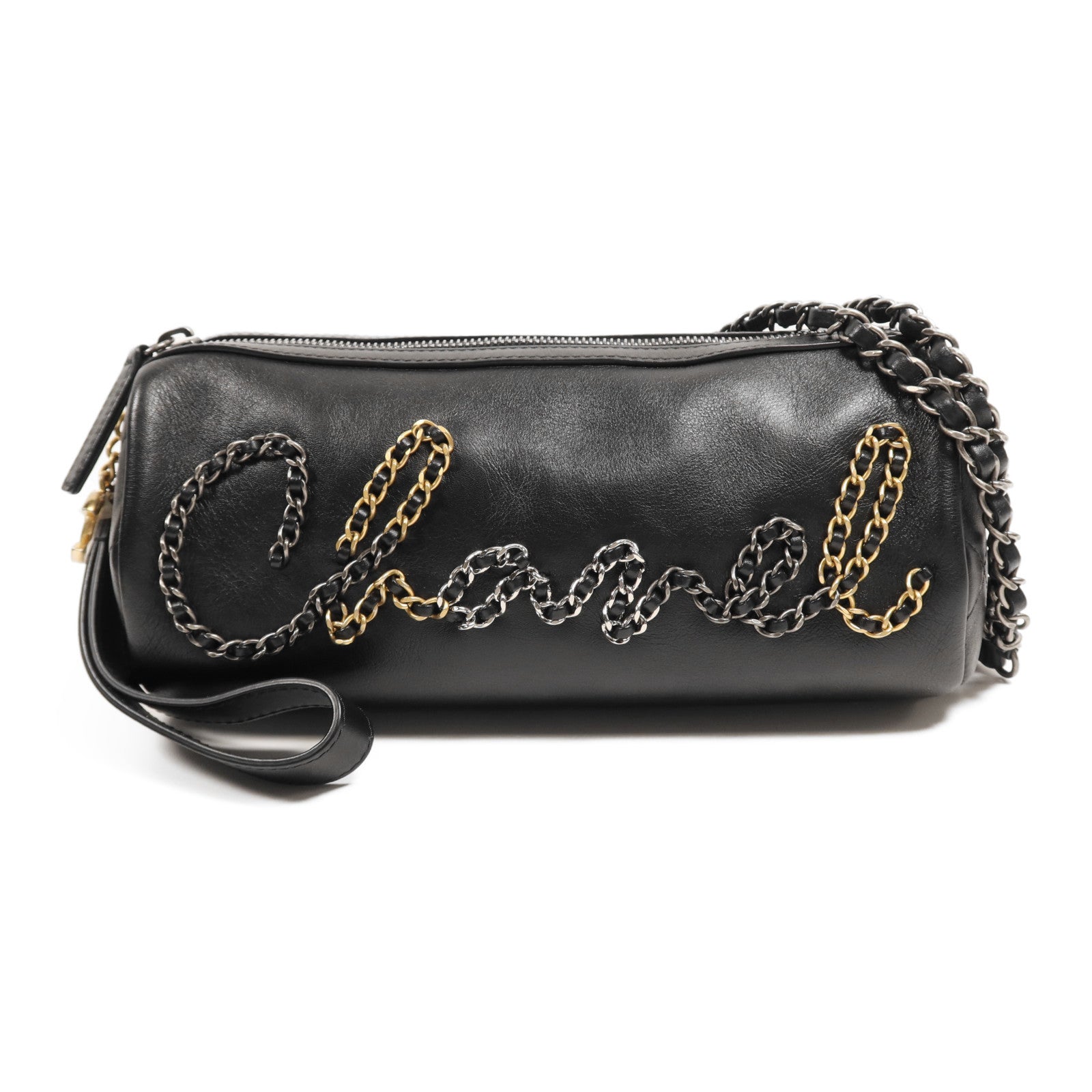 CHANEL 牛皮皮革Chain Shoulder Bag鏈帶肩背袋