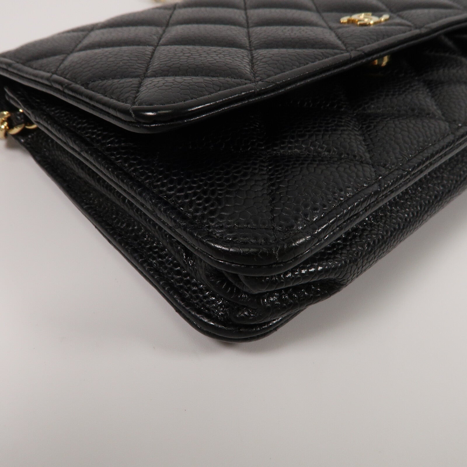 CHANEL 牛皮皮革WOC Wallet On Chain鏈帶肩背袋