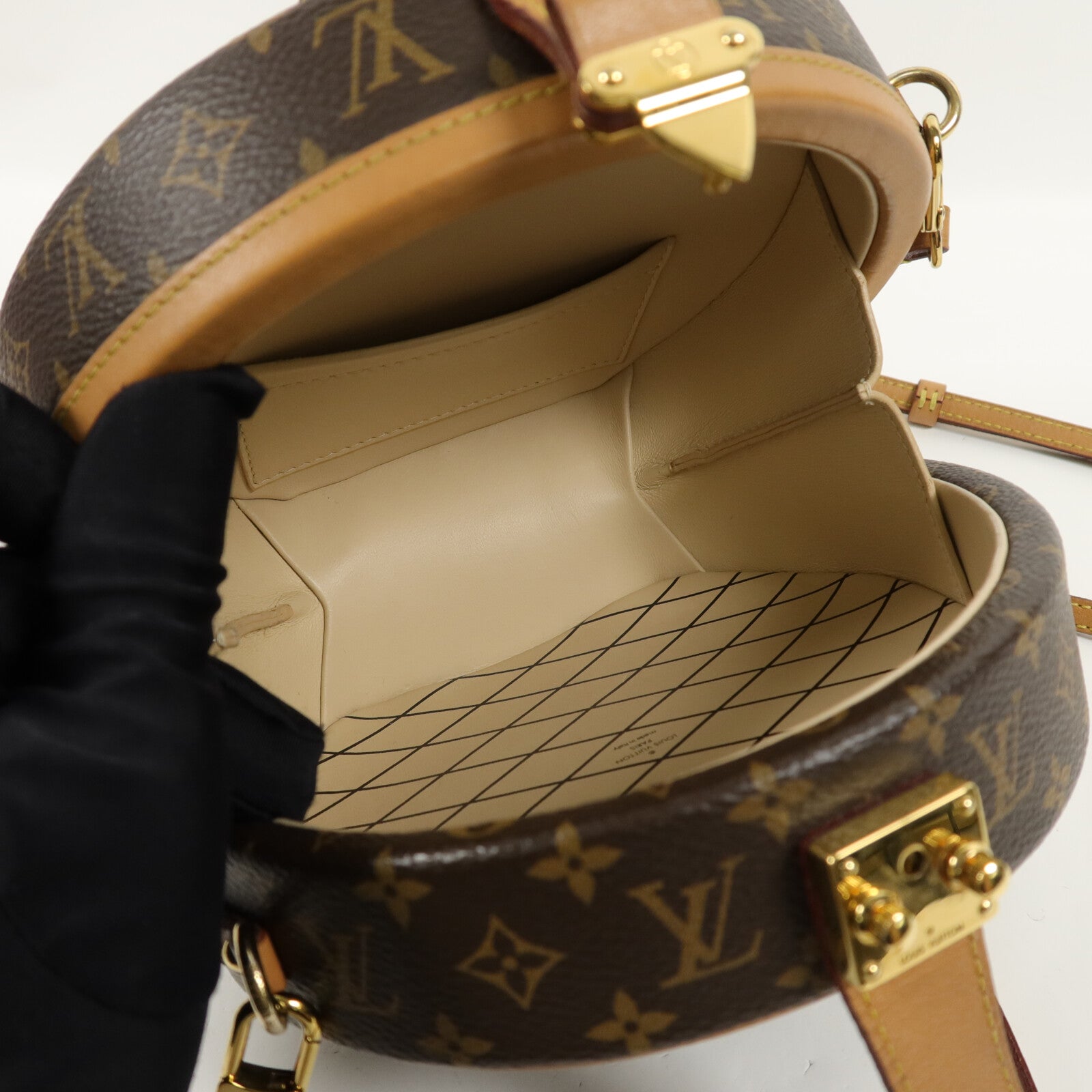 LOUIS VUITTON Monogram Petite Boite Chapeau手挽肩背兩用袋