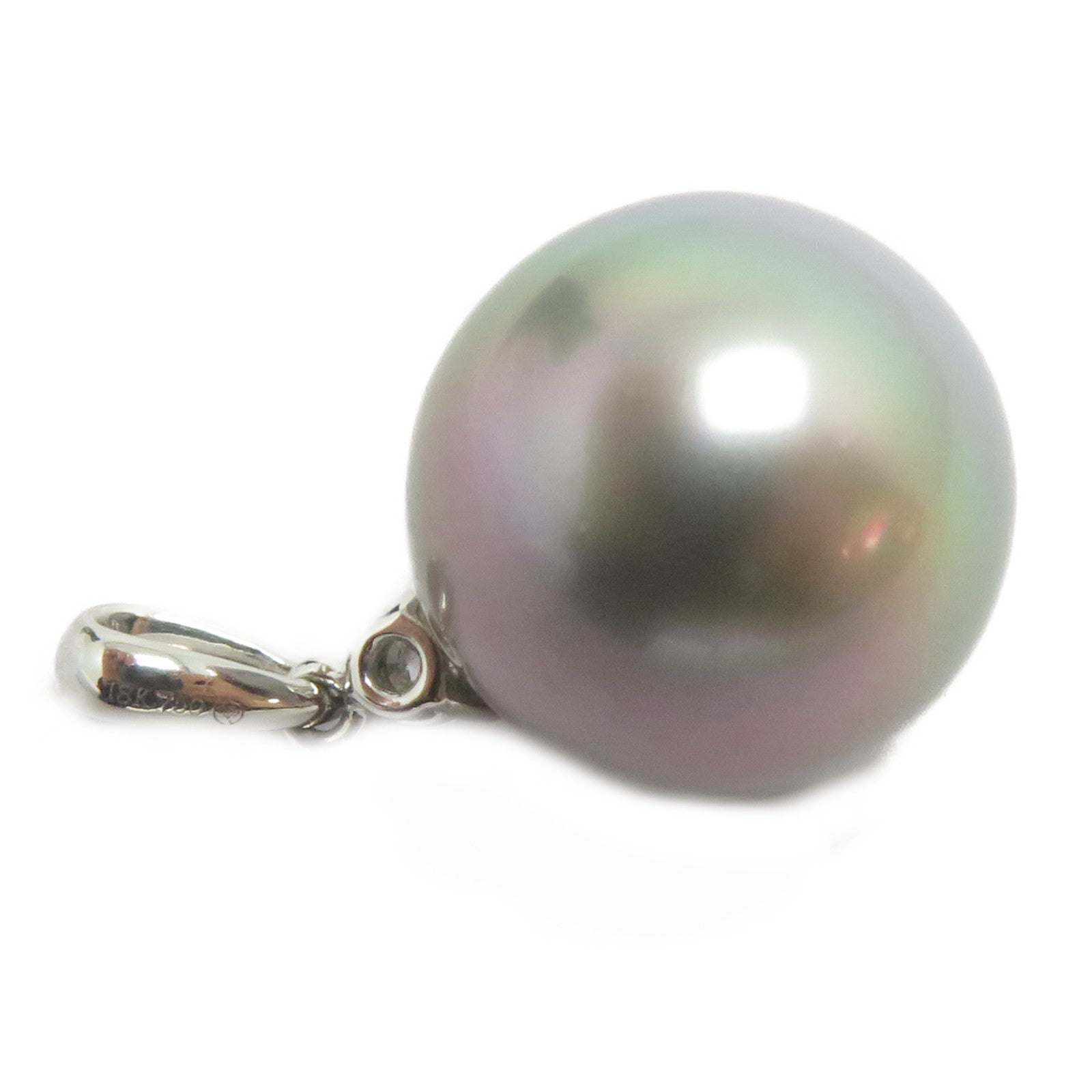 JEWELRY 18K白金Pearl Pendant Top