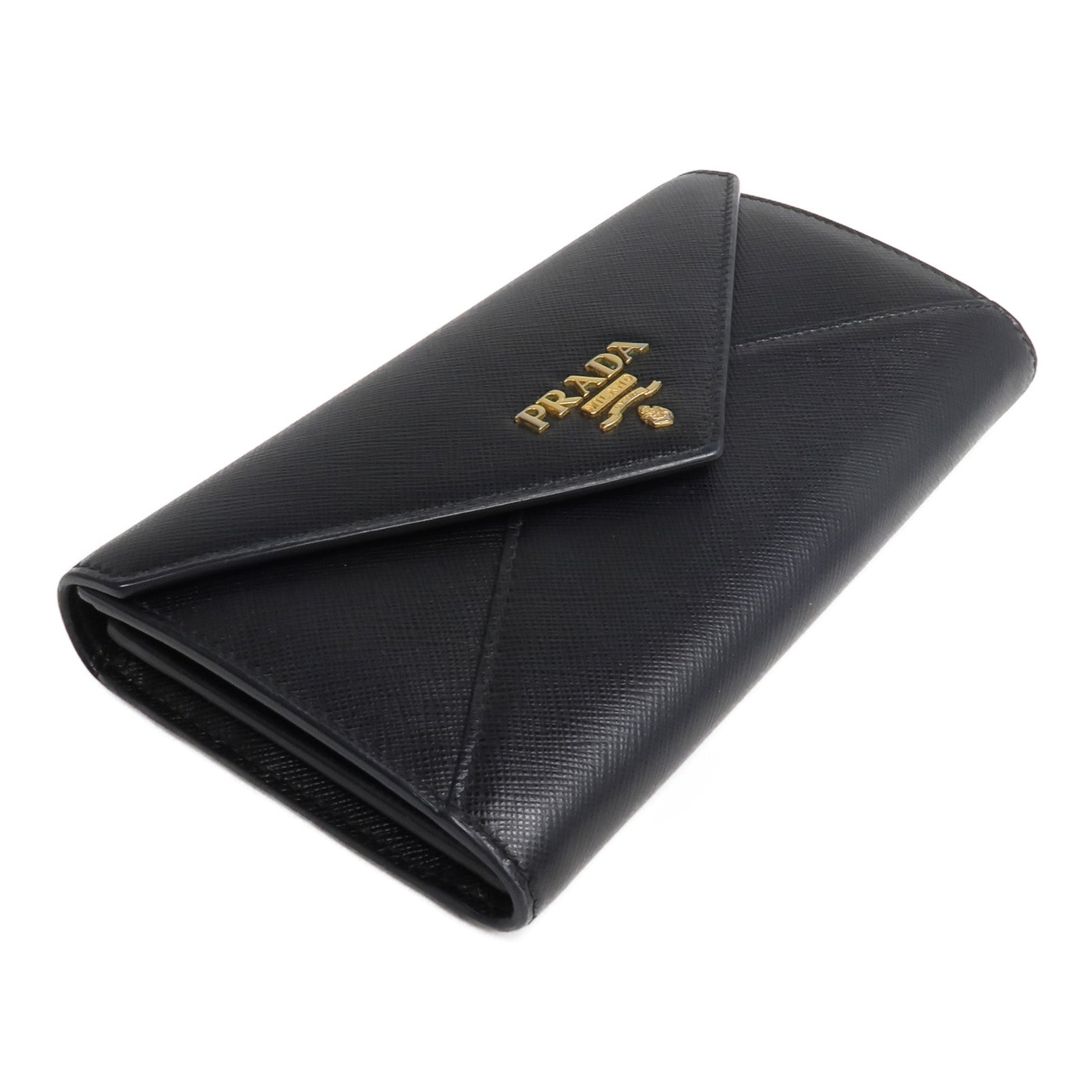 PRADA Saffiano皮革Envelope Long Wallet長錢包