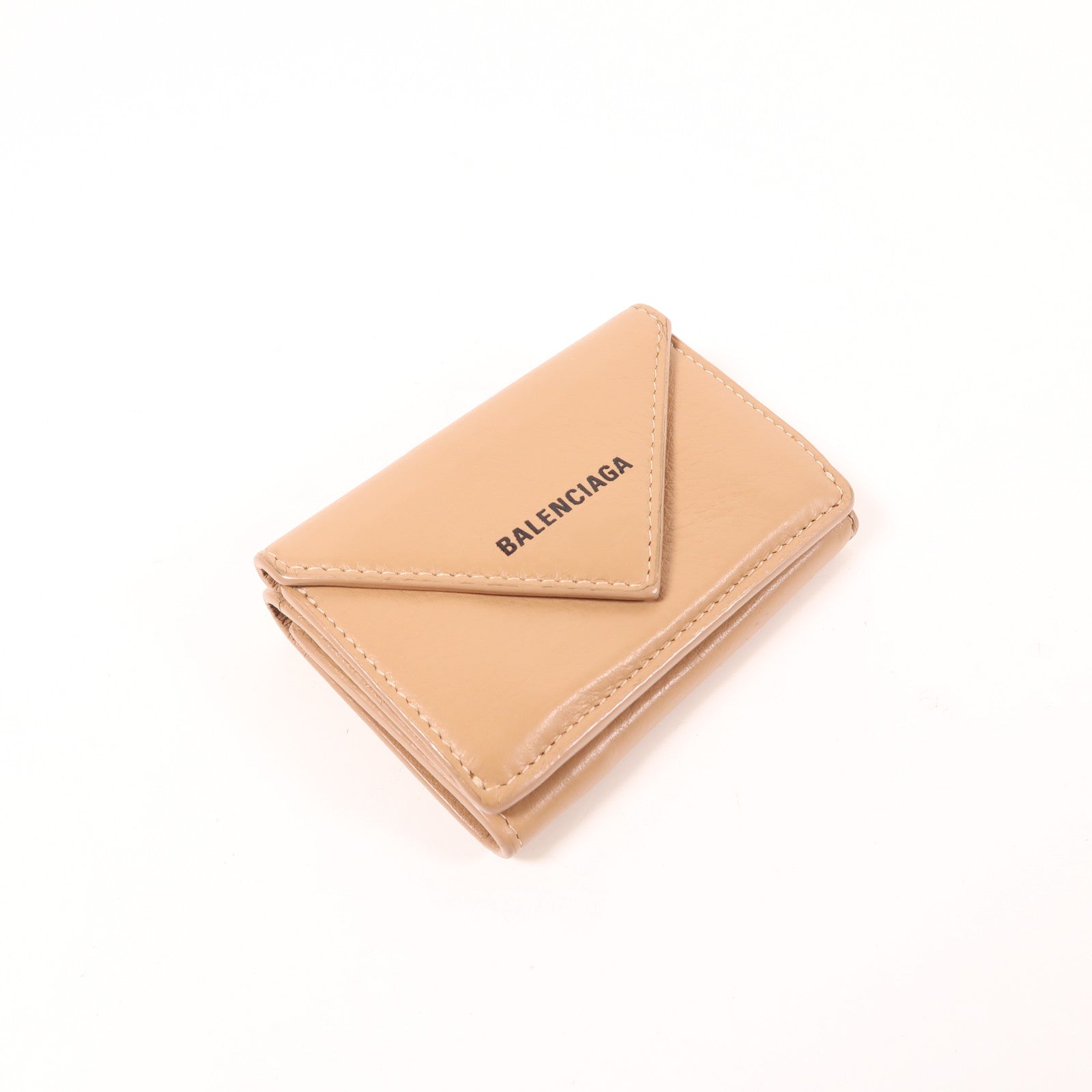 BALENCIAGA 【激減優惠】羊皮皮革Wallet銀扣錢包