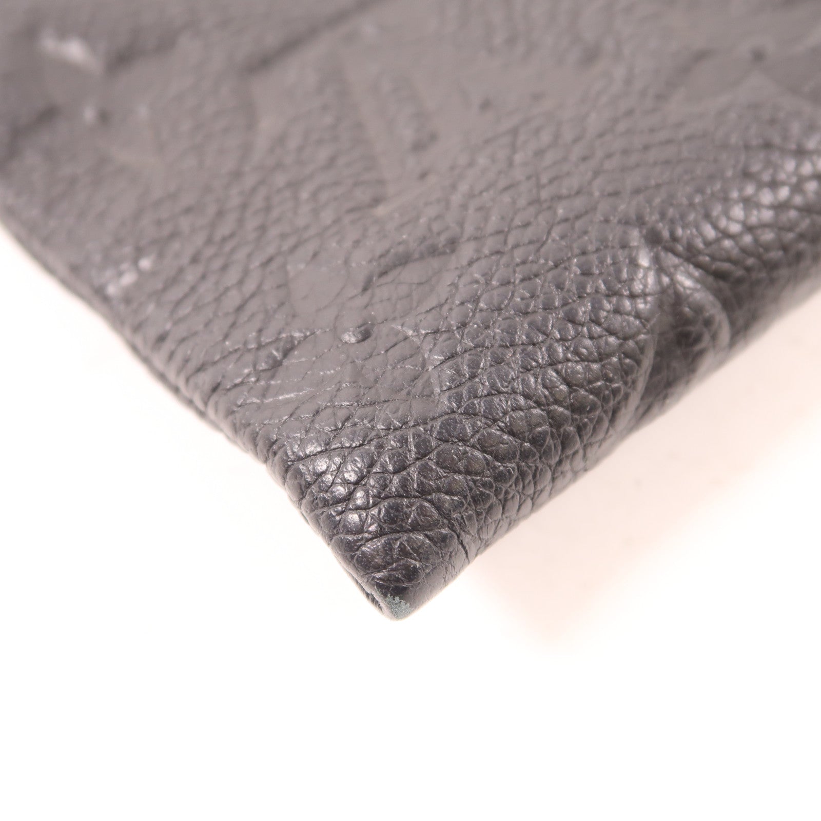 LOUIS VUITTON Monogram Empreinte Daily Pouch金扣手拿包黑色