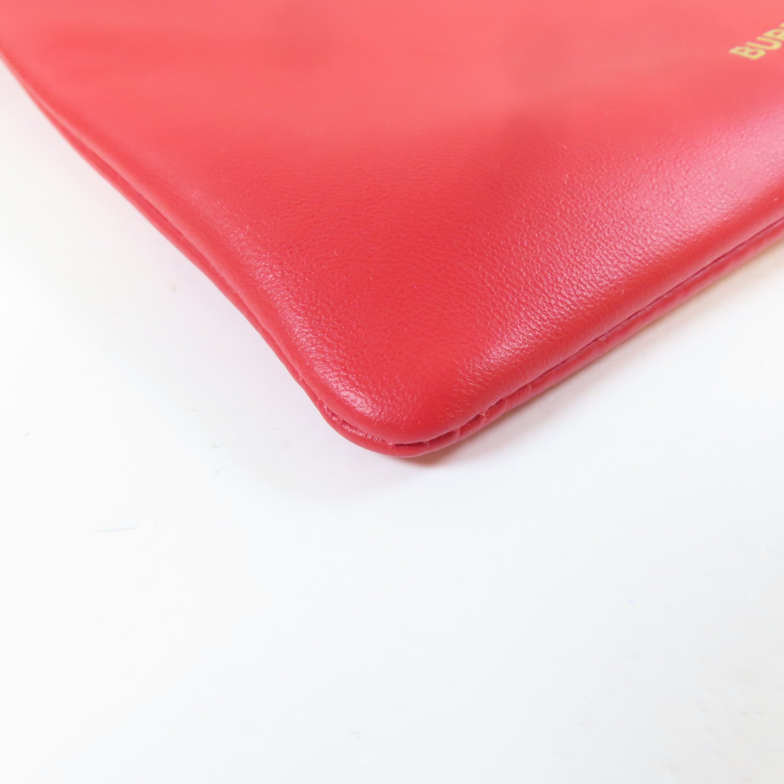 BURBERRY 牛皮皮革Shoulder Bag肩背袋紅色