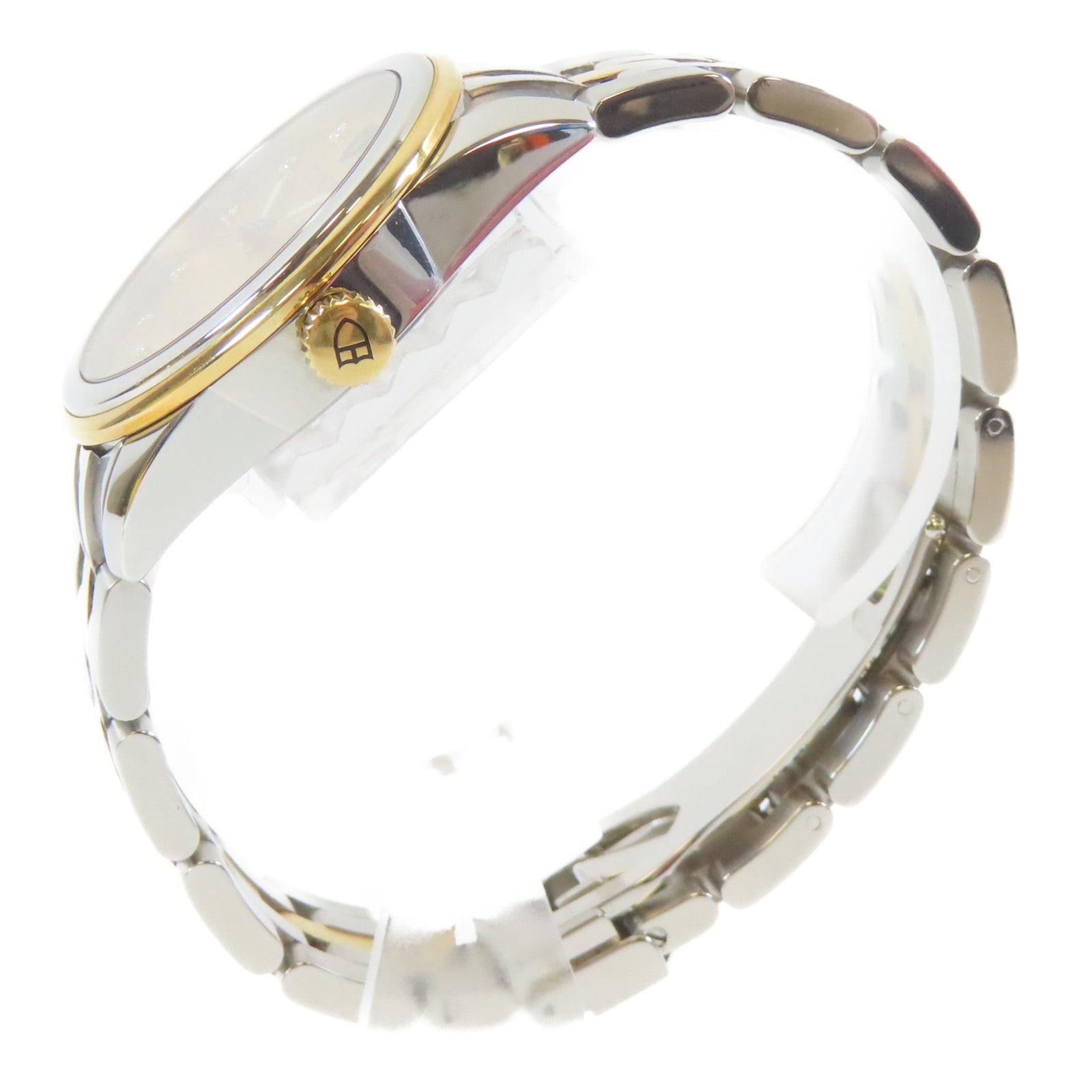 TUDOR Glamour Date不鏽鋼/18K黃金手錶自動機芯金色