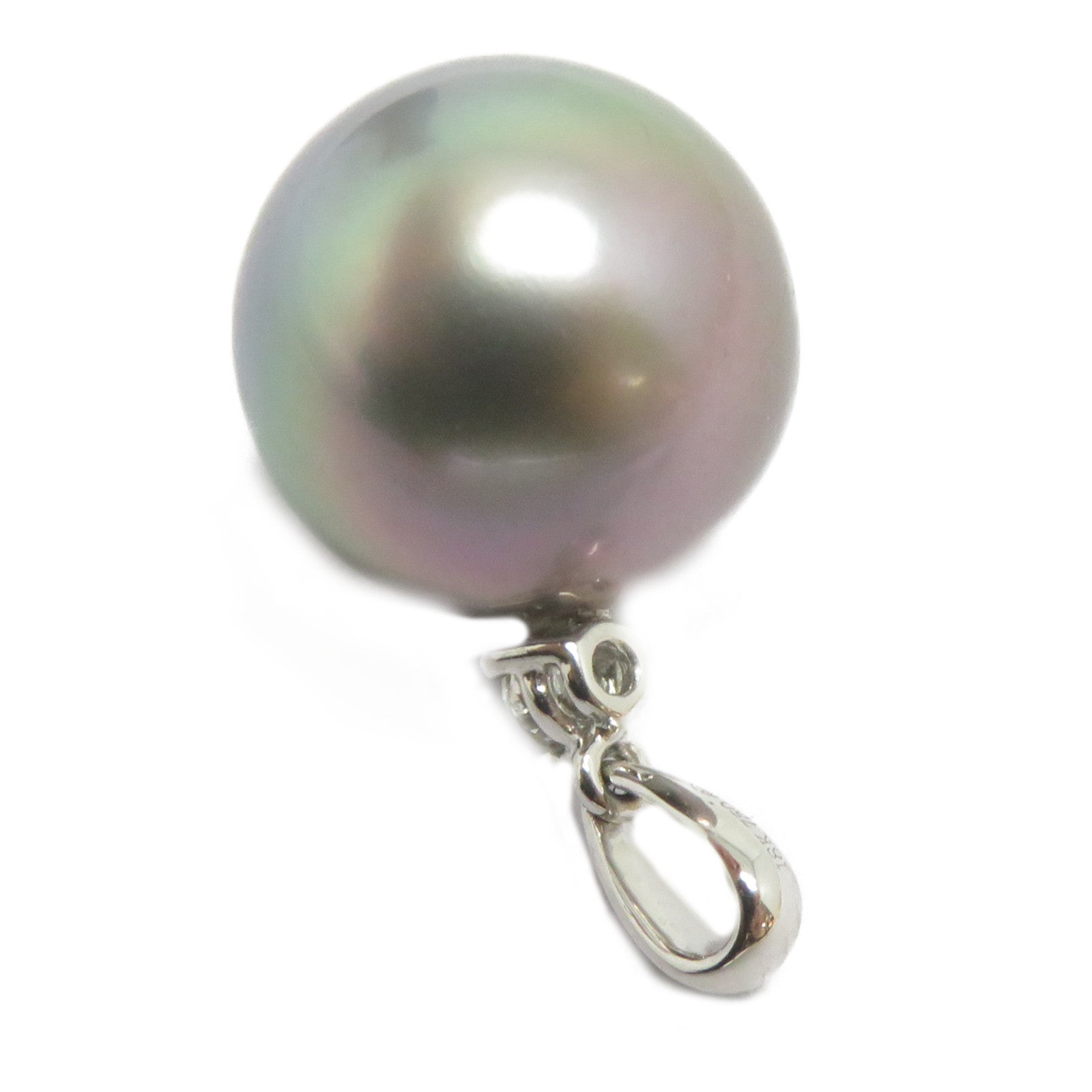 JEWELRY 18K白金Pearl Pendant Top