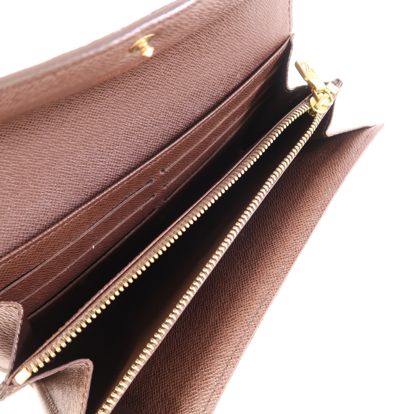 LOUIS VUITTON Damier Long Wallet金扣長錢包