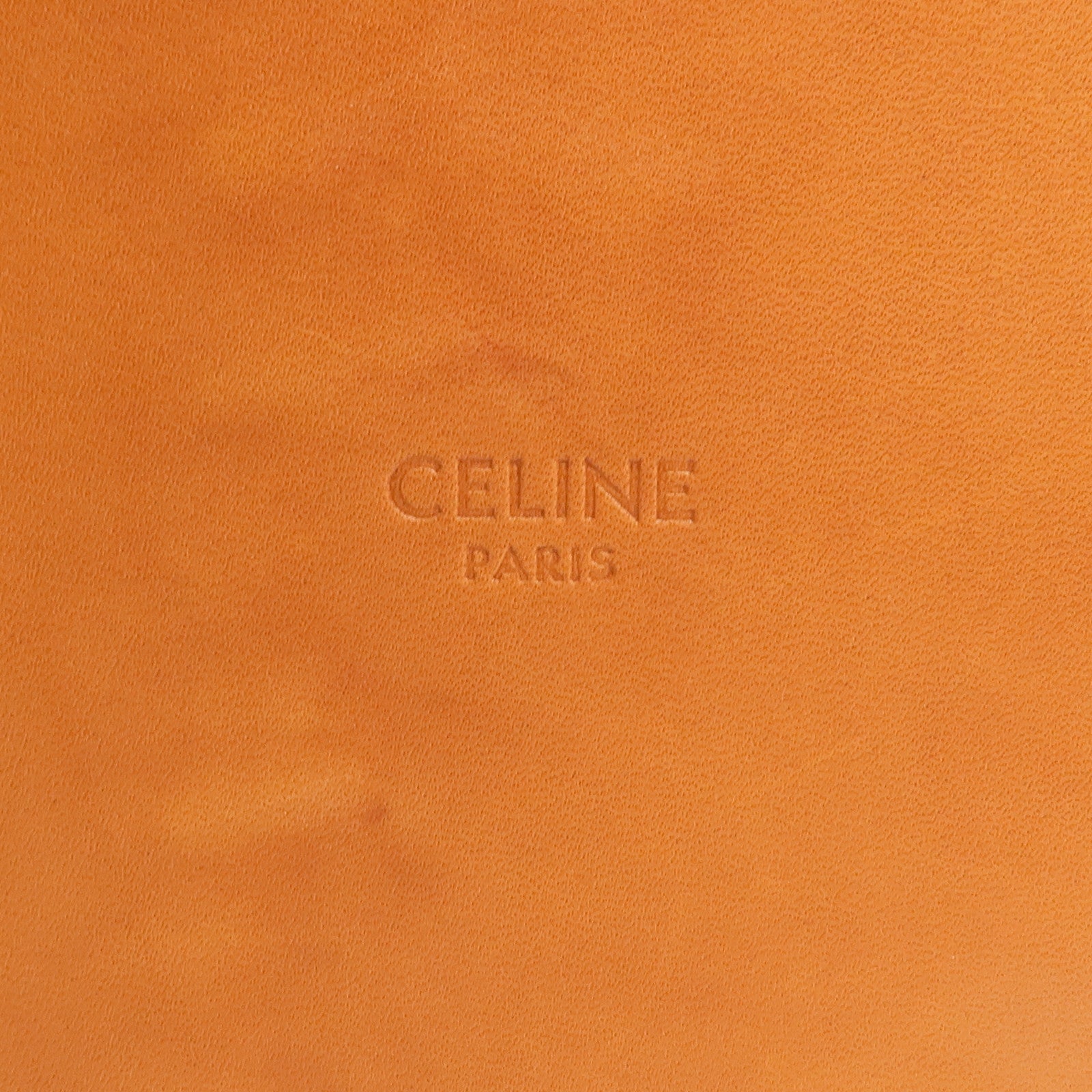 CELINE 牛皮皮革Bucket Triomphe金扣肩背袋