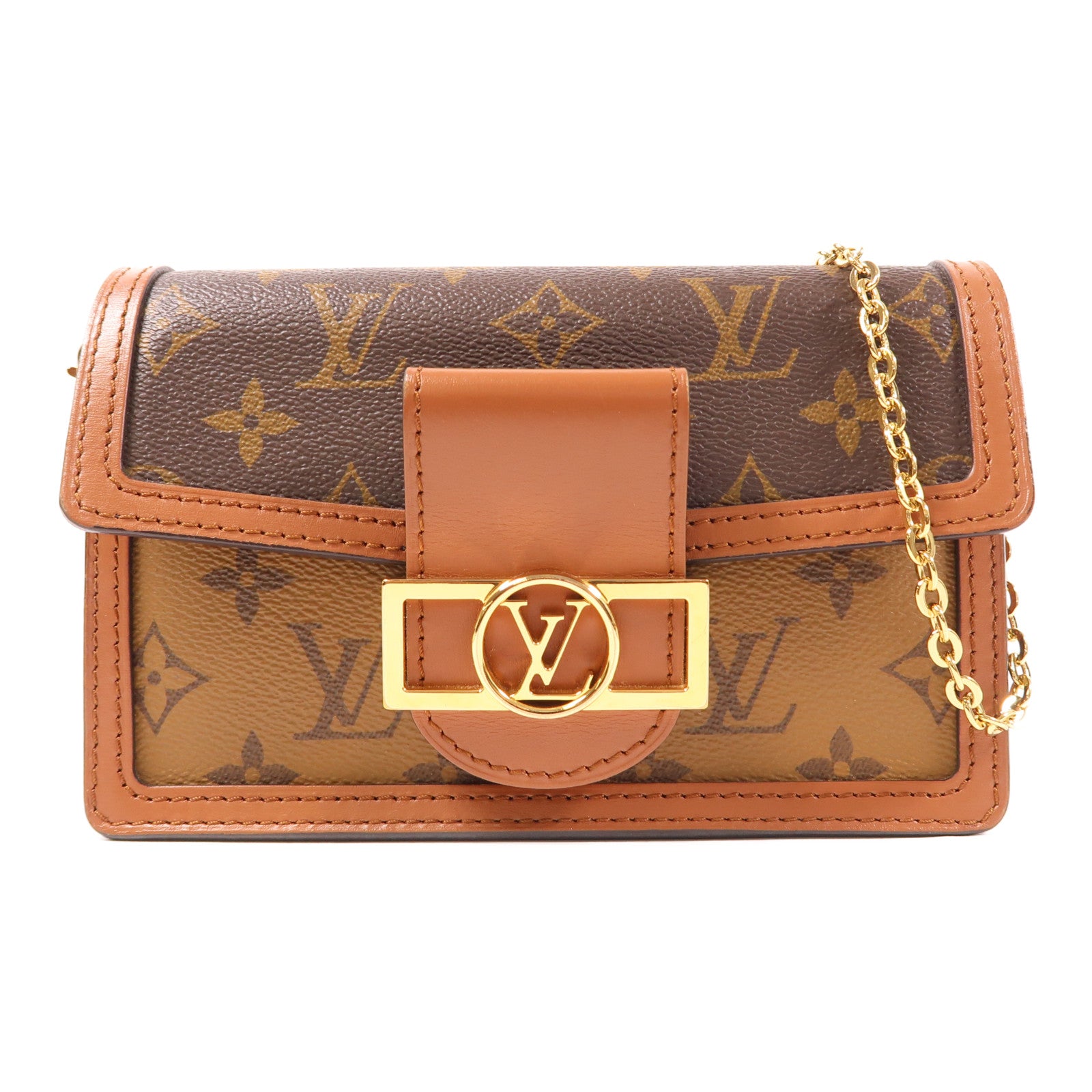 LOUIS VUITTON 【激減優惠】Monogram Reverse Dauphine肩背袋