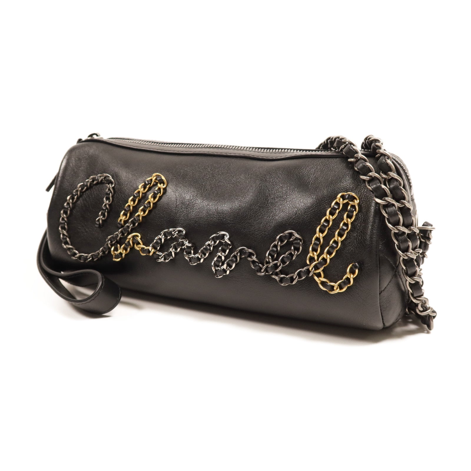 CHANEL 牛皮皮革Chain Shoulder Bag鏈帶肩背袋