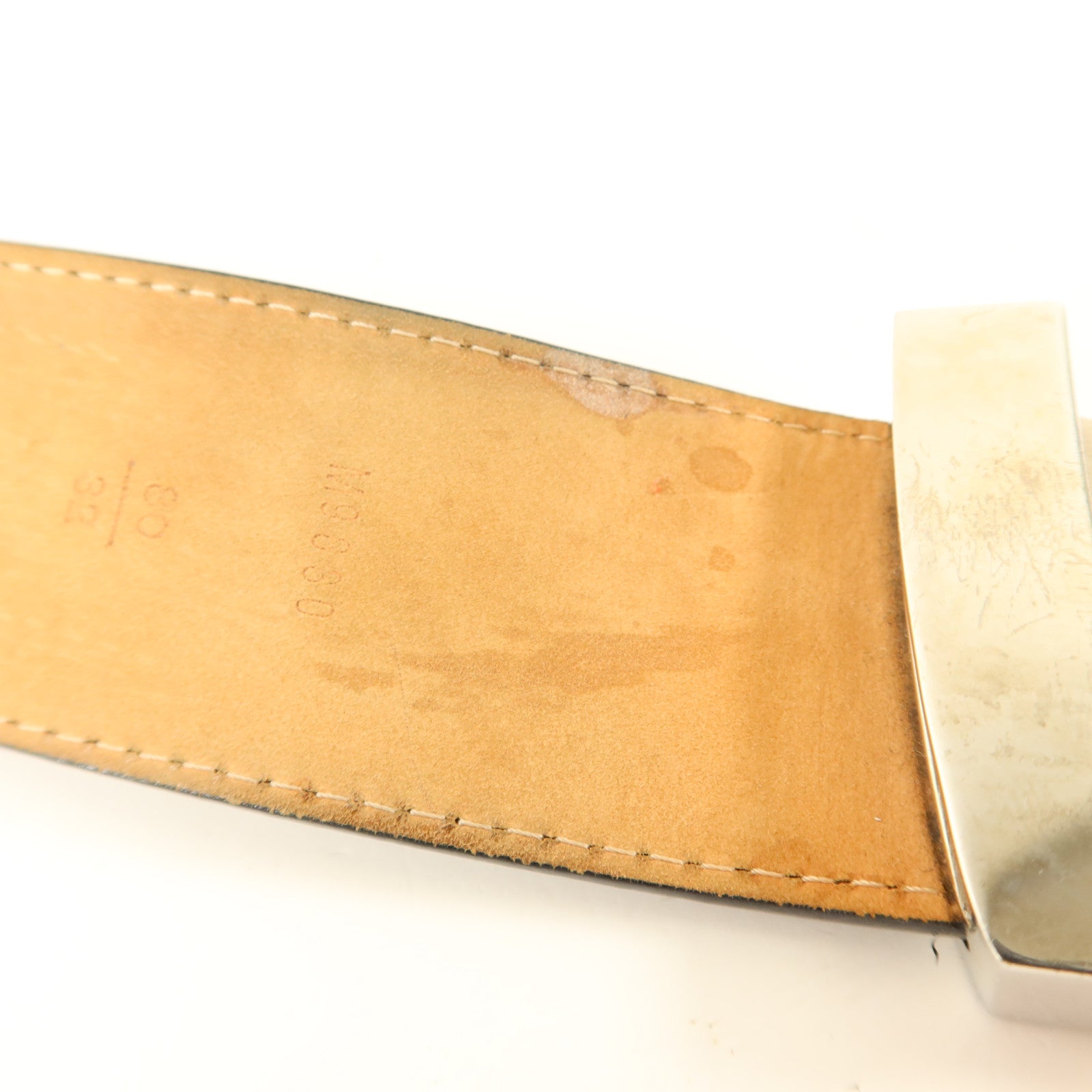 LOUIS VUITTON Epi Initials Belt 80cm皮帶