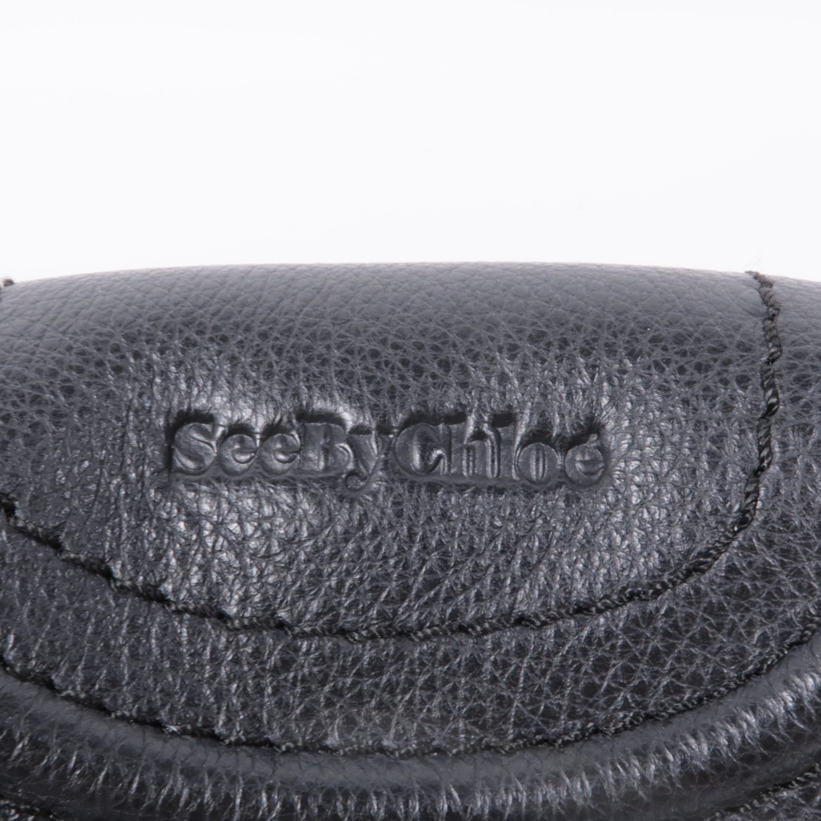 Chloe 牛皮皮革Mini Polly Bag金扣肩背袋