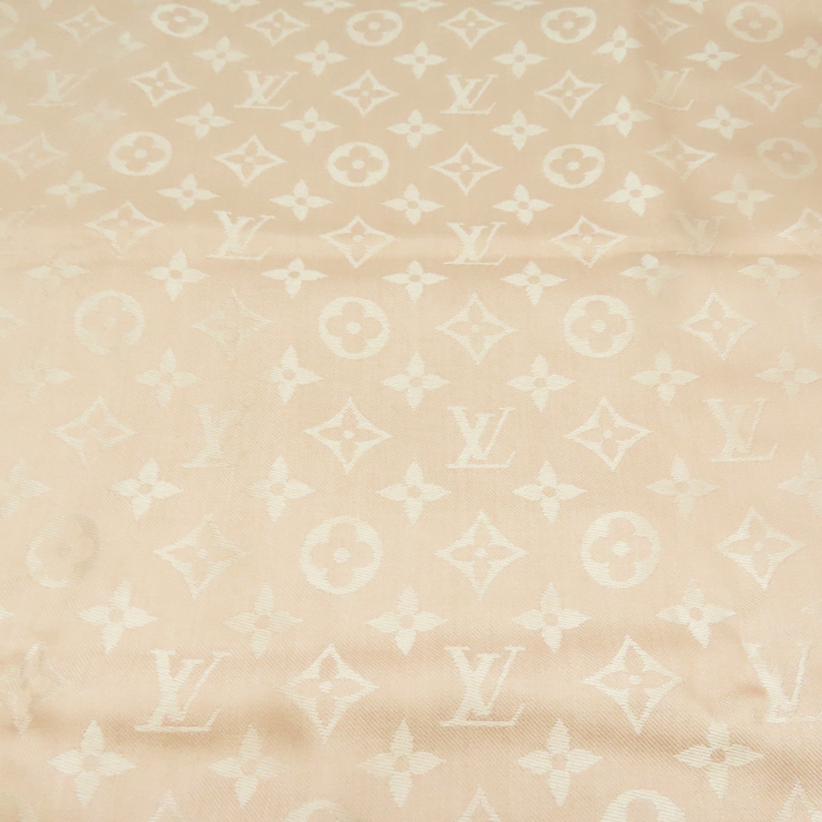 LOUIS VUITTON 【激減優惠】絲質/羊毛Scarf圍巾粉紅色