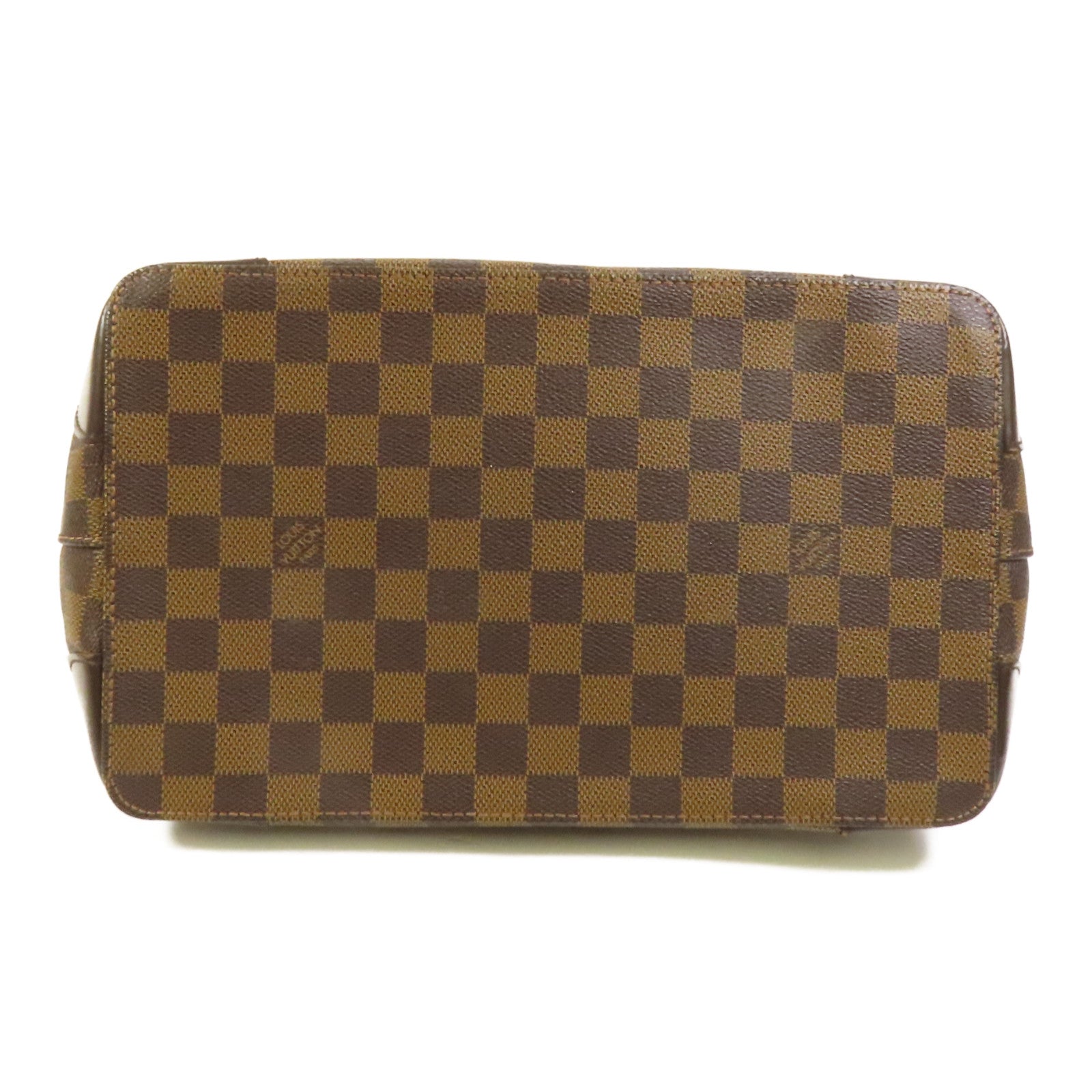 LOUIS VUITTON Damier Hampstead PM金扣手挽袋