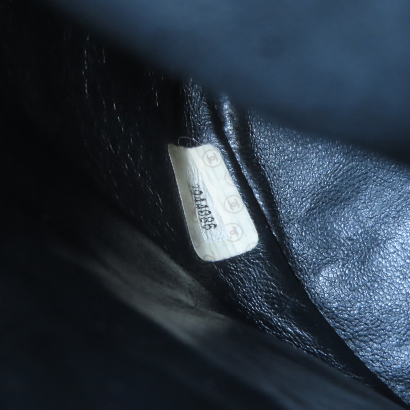 CHANEL 菱格羊皮皮革Vintage Backpack金扣背包黑色
