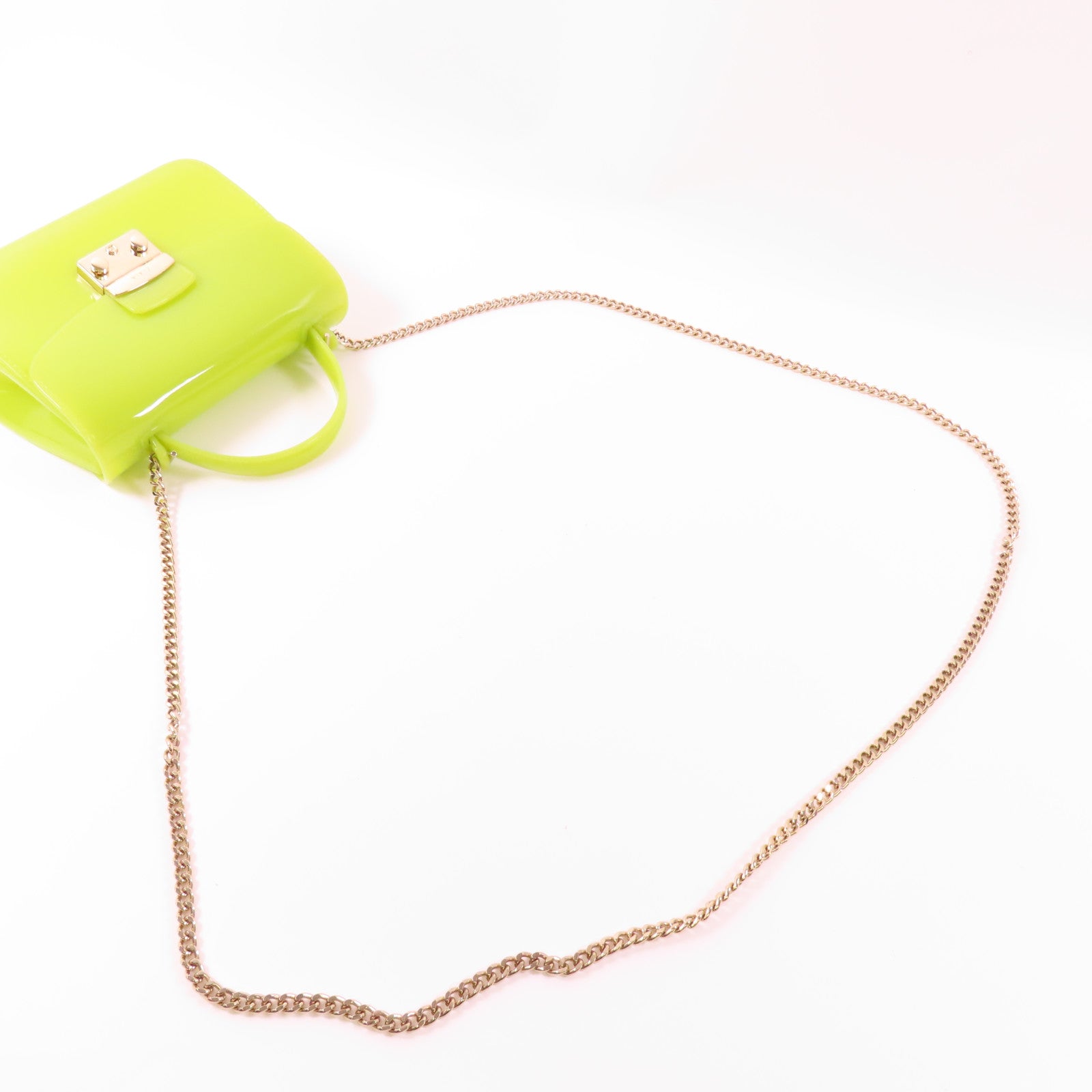 Furla PVC 2 Way Shoulder Bag金扣手挽肩背兩用袋