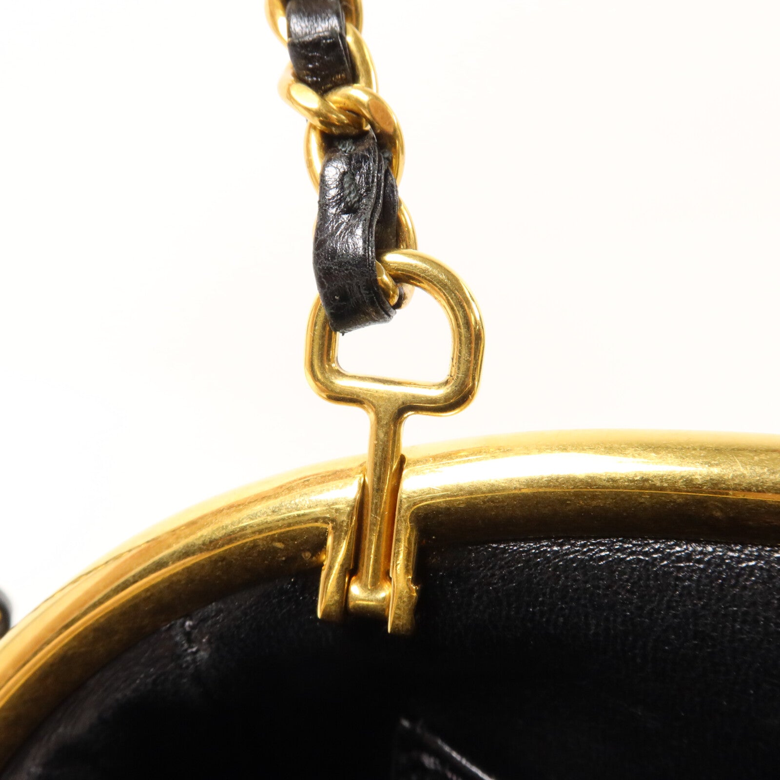 CHANEL 牛皮皮革Shoulder Bag鏈帶手挽肩背兩用袋