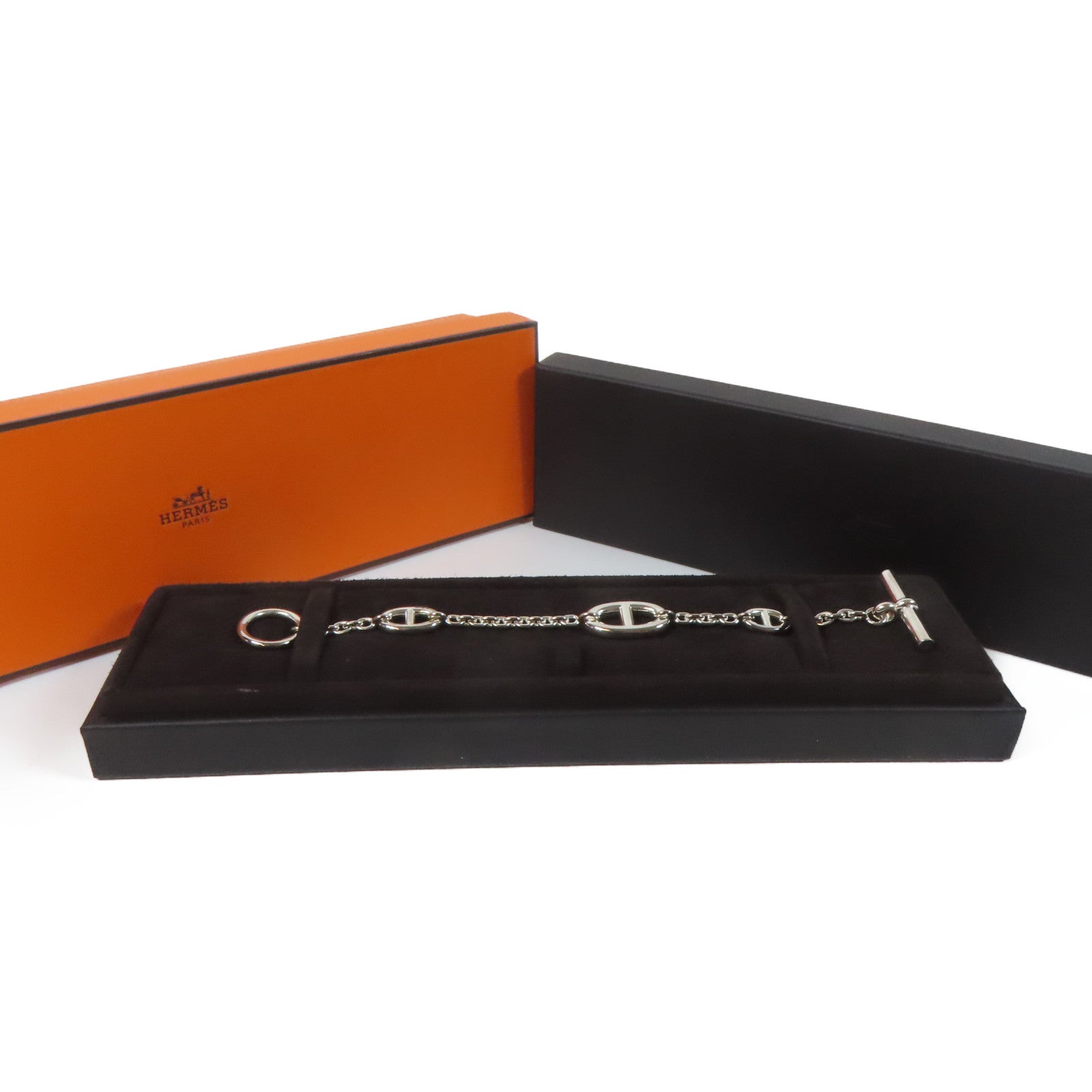 HERMES 925純銀Farandole Bracelet手鏈銀色