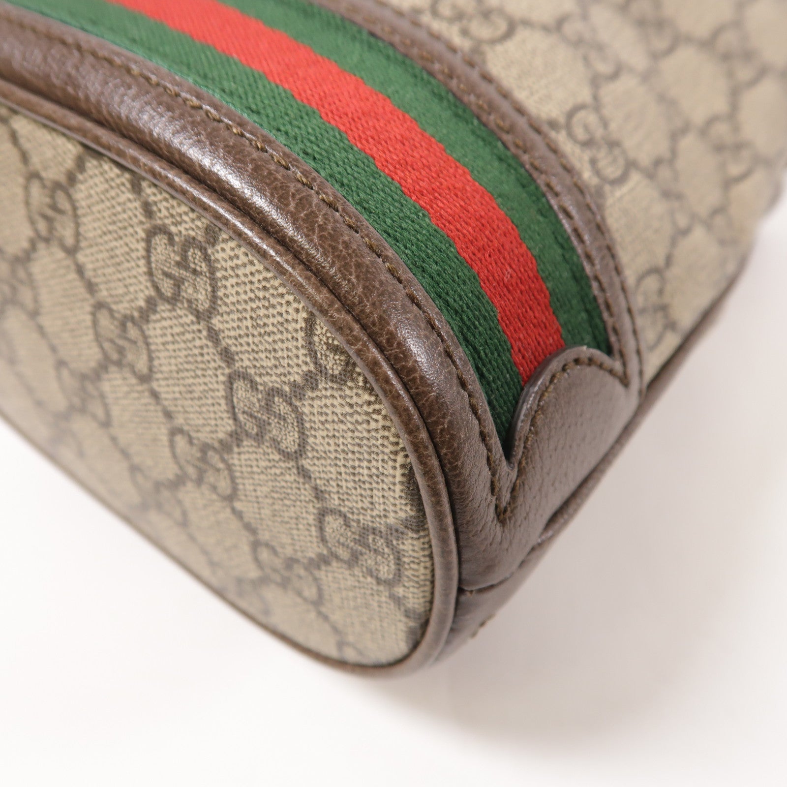 GUCCI 塗層帆布2 Way Shoulder金扣手挽肩背兩用袋