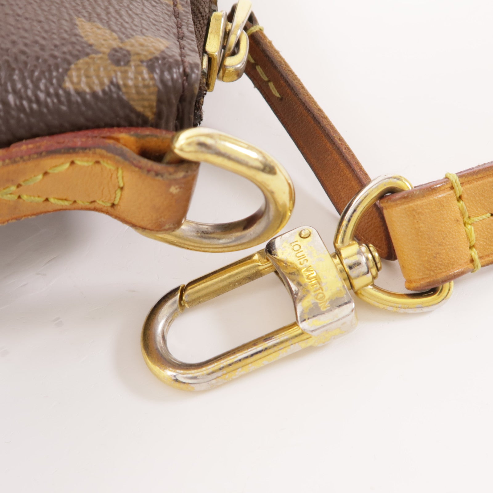 LOUIS VUITTON LV GHW Turenne MM 2 Way Bag M48814 Monogram Brown