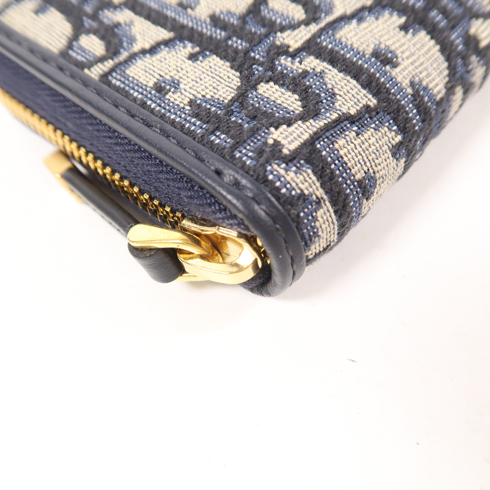 Dior 帆布30 Montaigne Voyageur金扣長錢包