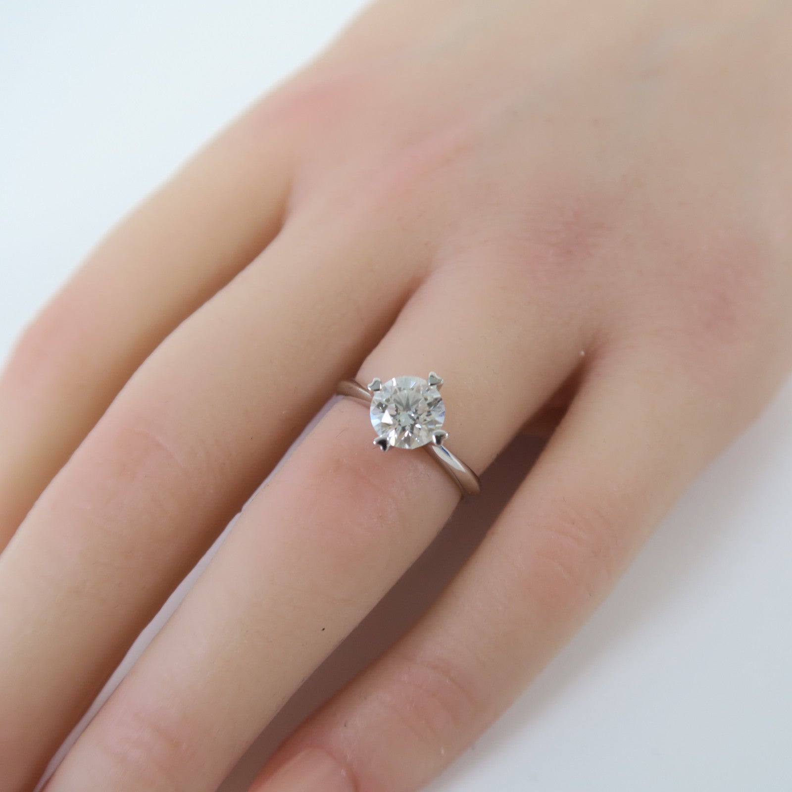 JEWELRY 【激減優惠】18K白金Ring1.20ct鑽石戒指US#5