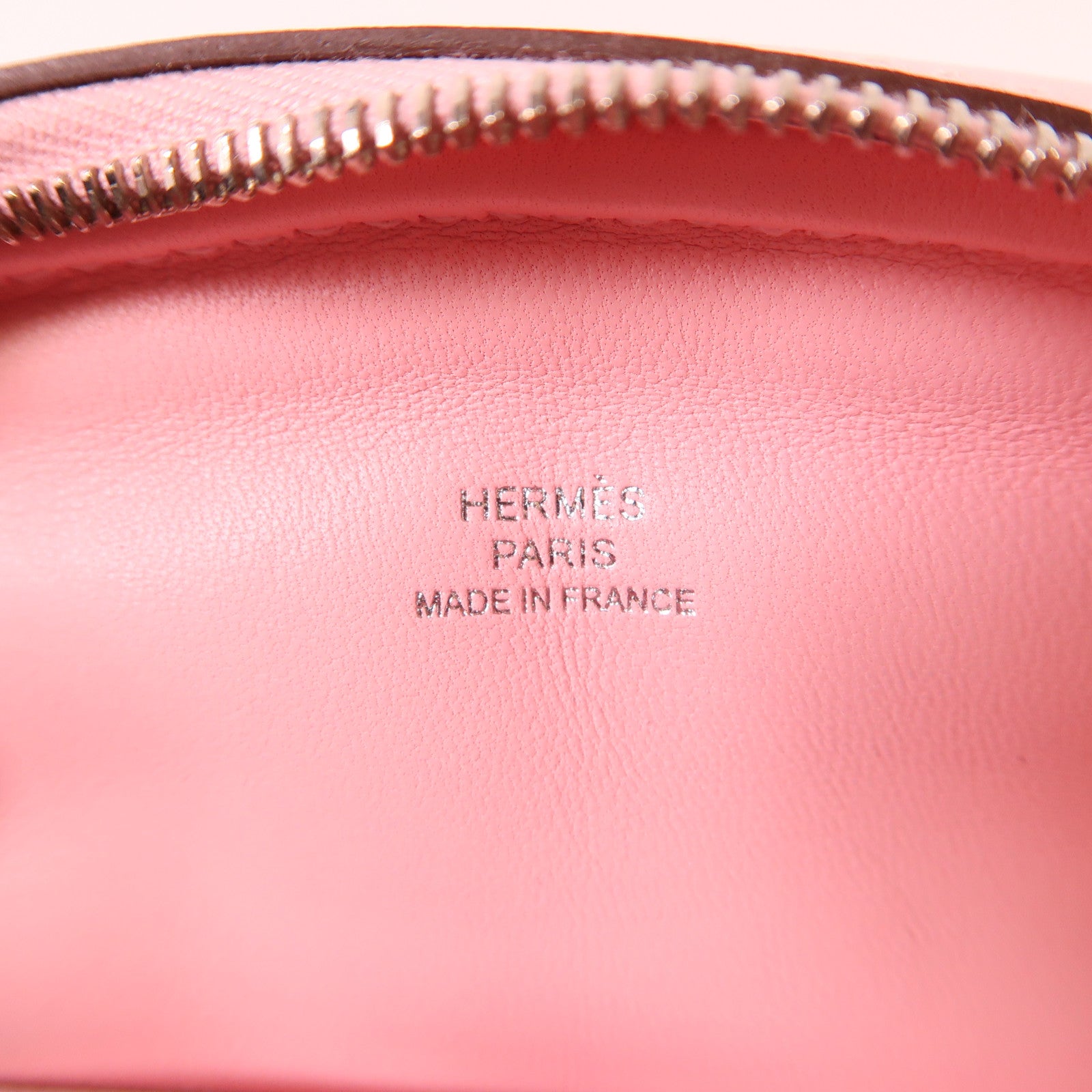 HERMES Swift皮革In The Loop Belt Bag銀扣腰包3Q Rose Sakura