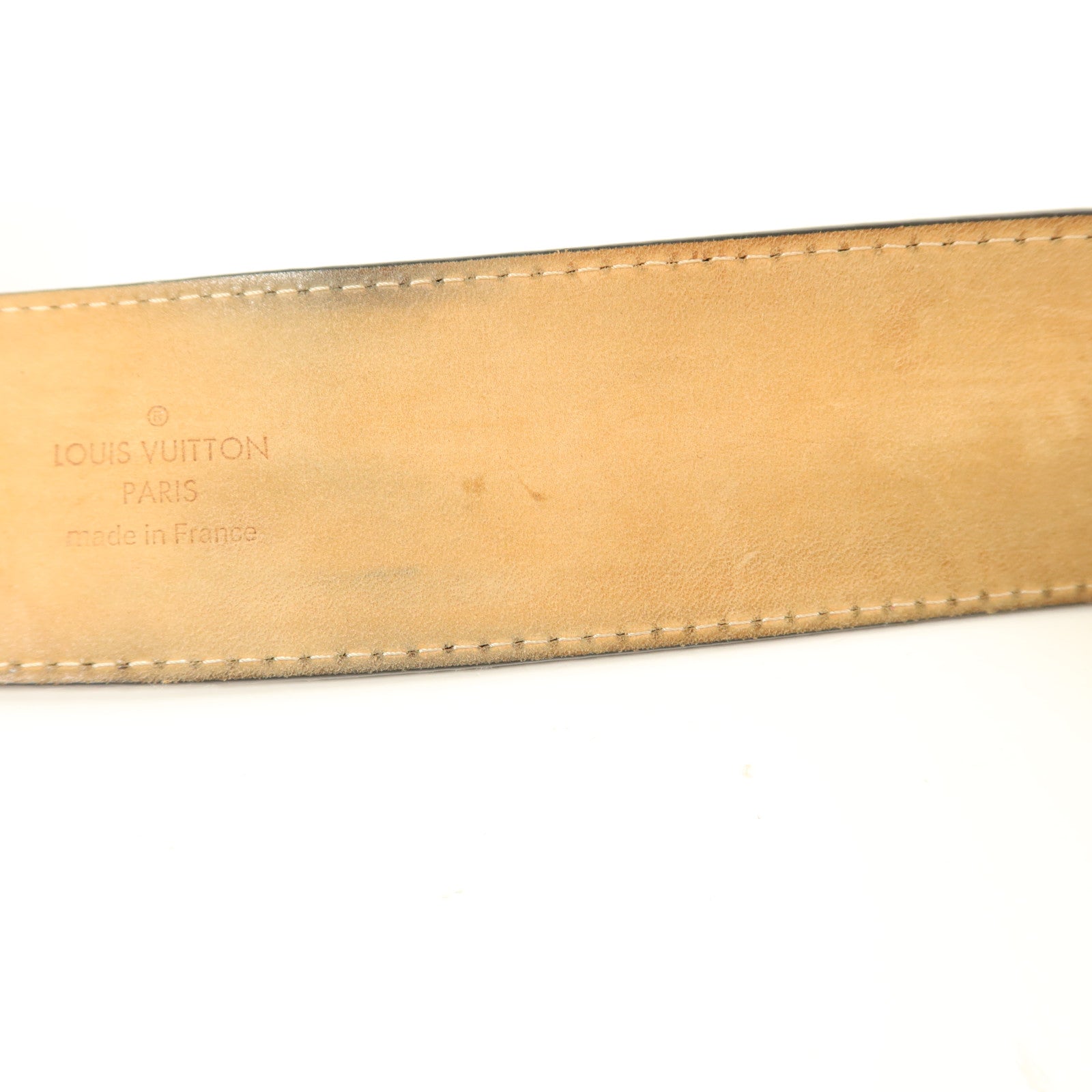 LOUIS VUITTON Epi Initials Belt 80cm皮帶