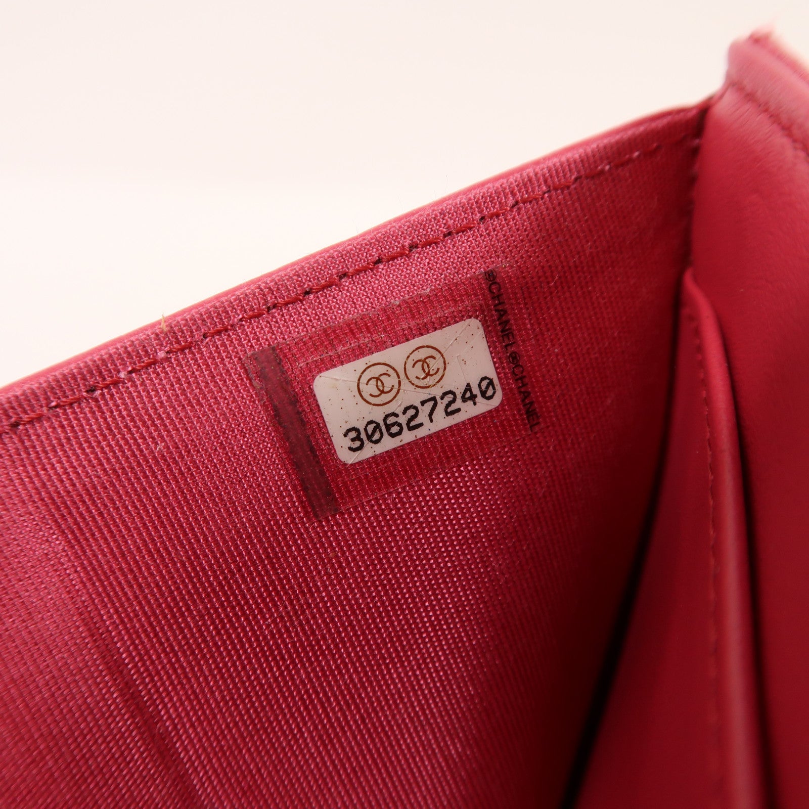 CHANEL 羊皮皮革Chanel 19 Wallet金扣錢包