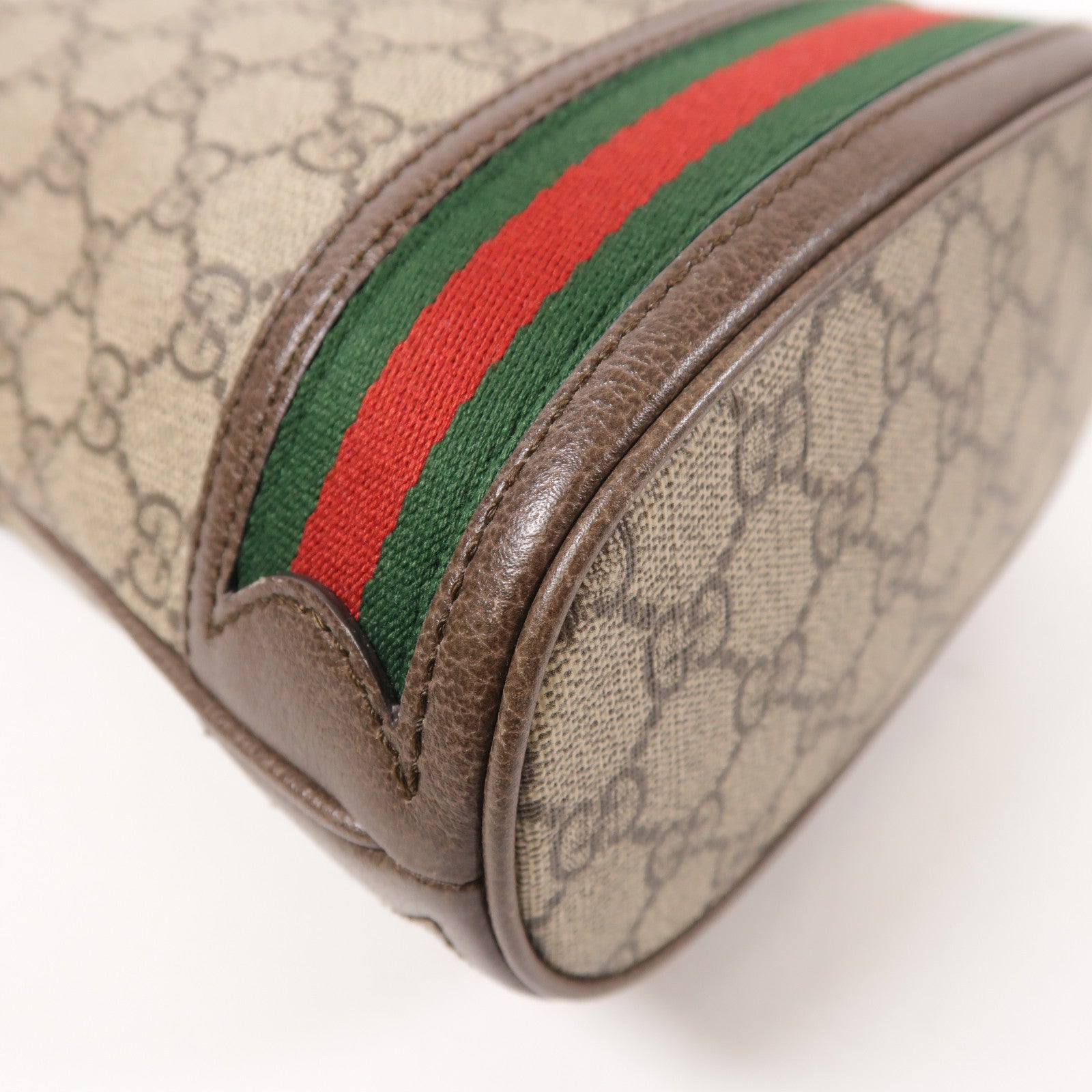 GUCCI 塗層帆布2 Way Shoulder金扣手挽肩背兩用袋