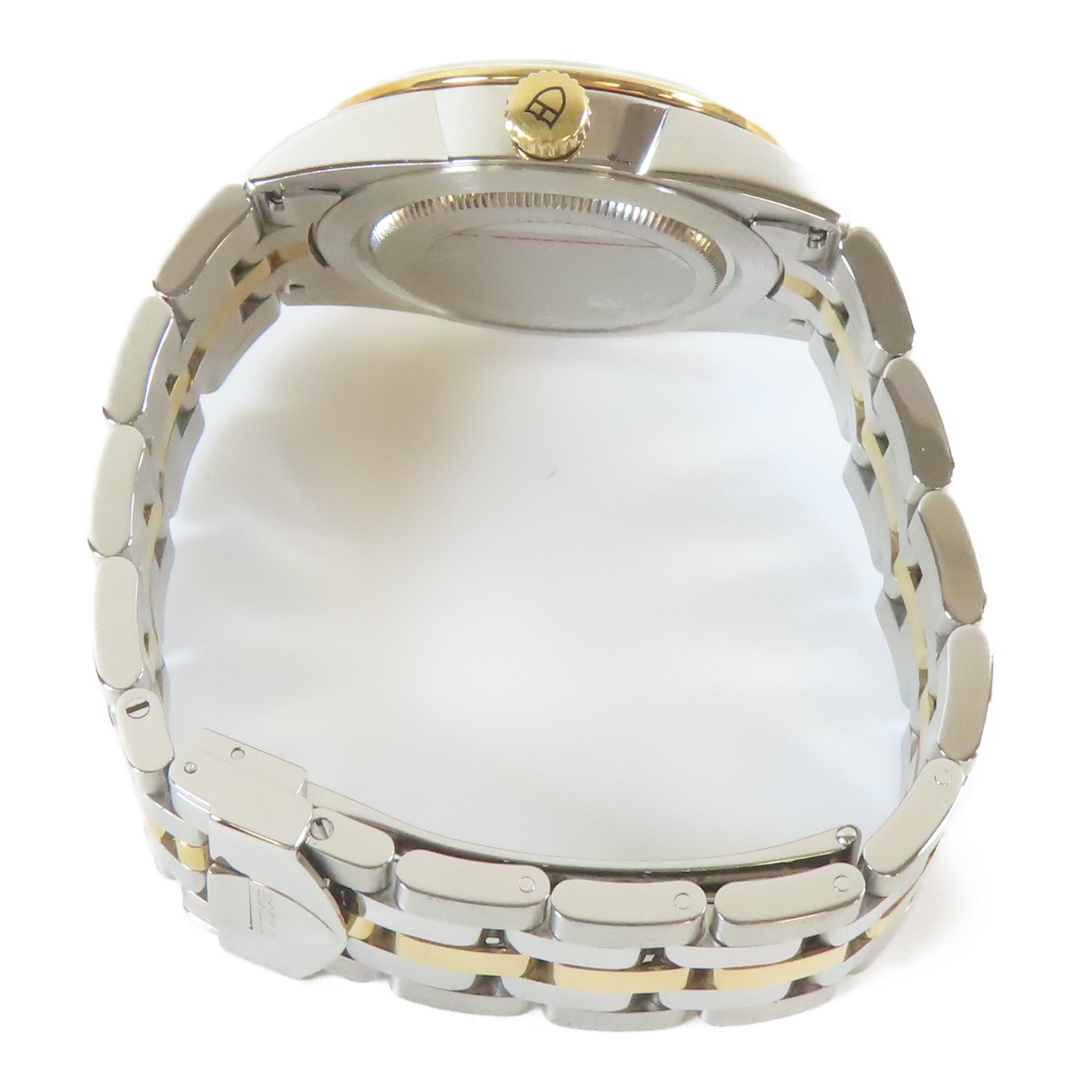 TUDOR Glamour Date不鏽鋼/18K黃金手錶自動機芯金色