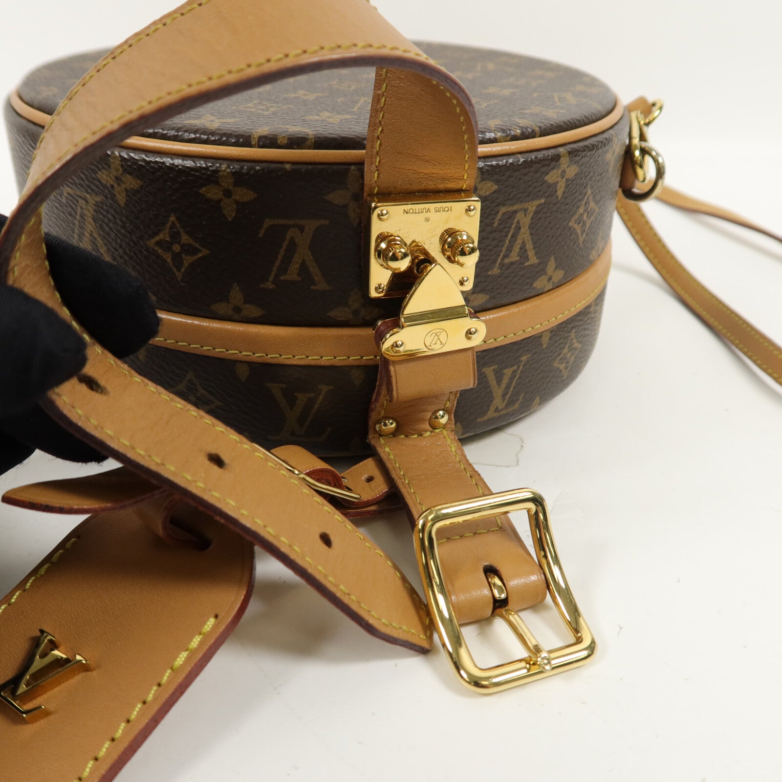 LOUIS VUITTON Monogram Petite Boite Chapeau手挽肩背兩用袋