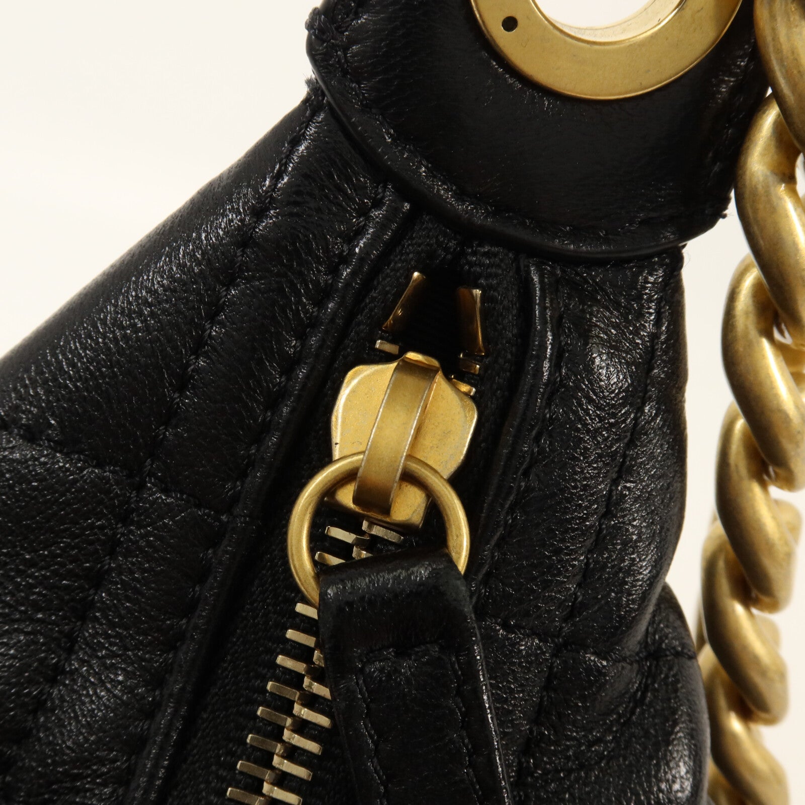 CHANEL 羊皮皮革25C Hobo Bag鏈帶肩背袋