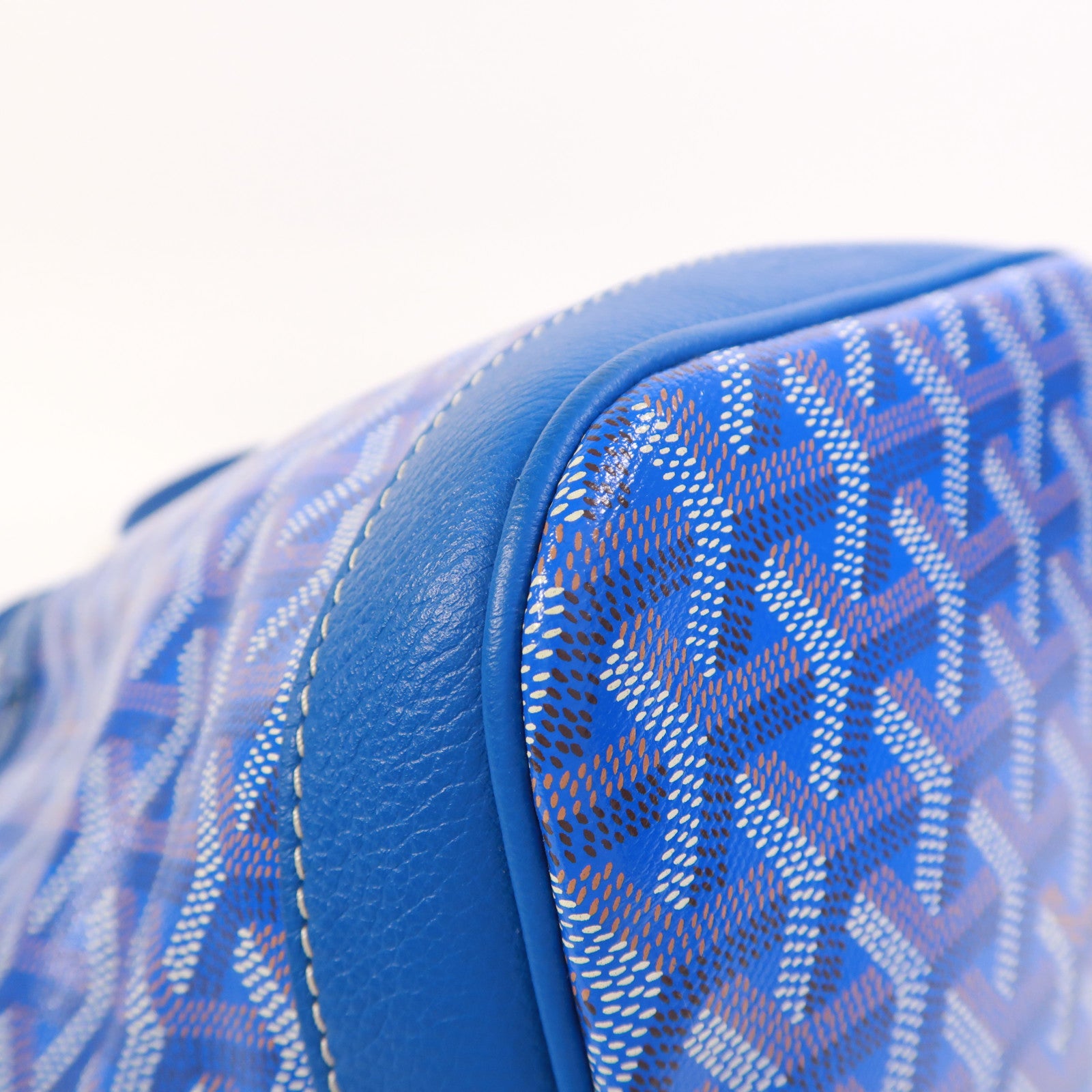 GOYARD 塗層帆布Petit Flot Bucket銀扣肩背袋