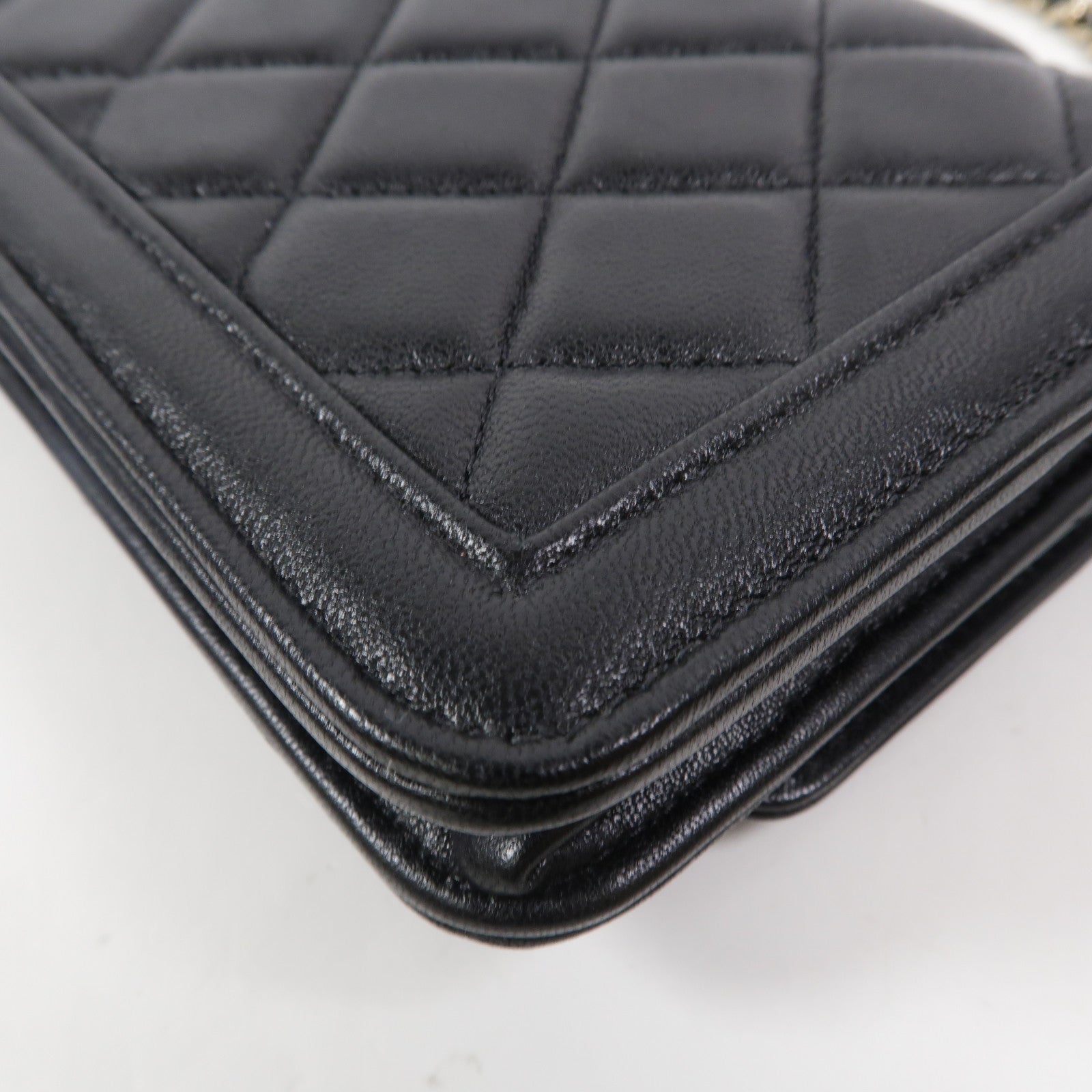 CHANEL 羊皮皮革Clutch With Chain鏈帶肩背袋