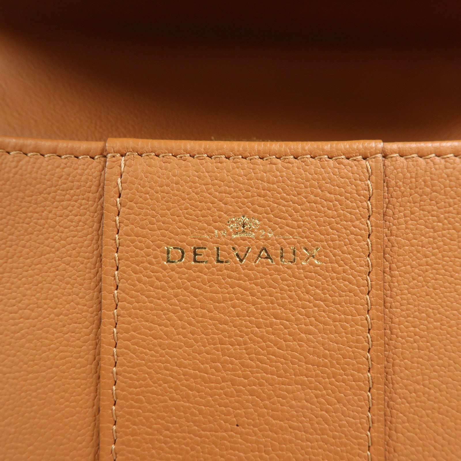 Delvaux 【激減優惠】牛皮皮革Brillant MM金扣手挽肩背兩用袋
