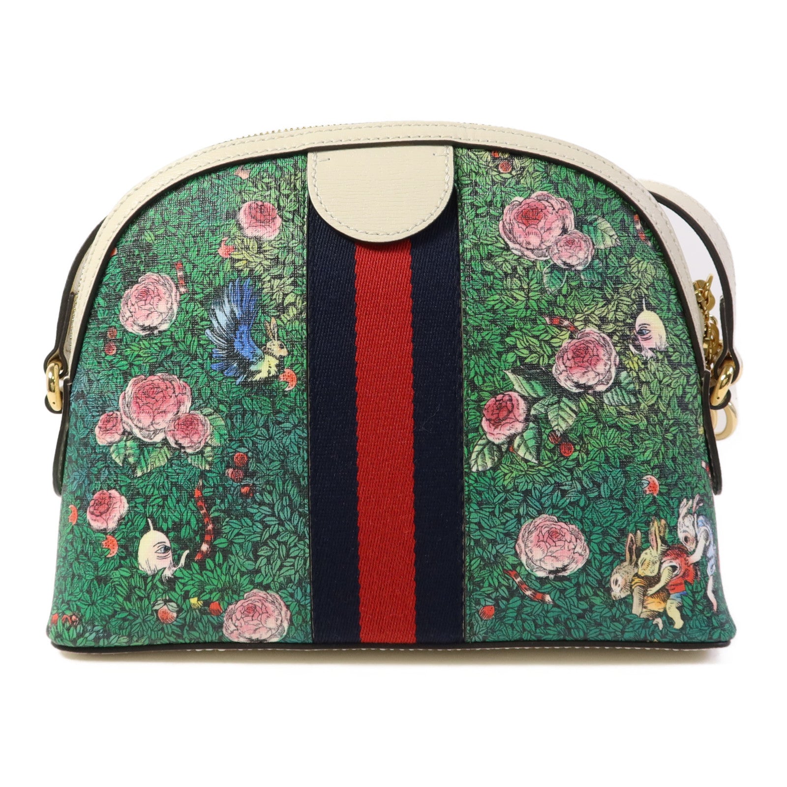 GUCCI 塗層帆布Ophidia GG Shoulder Bag金扣肩背袋