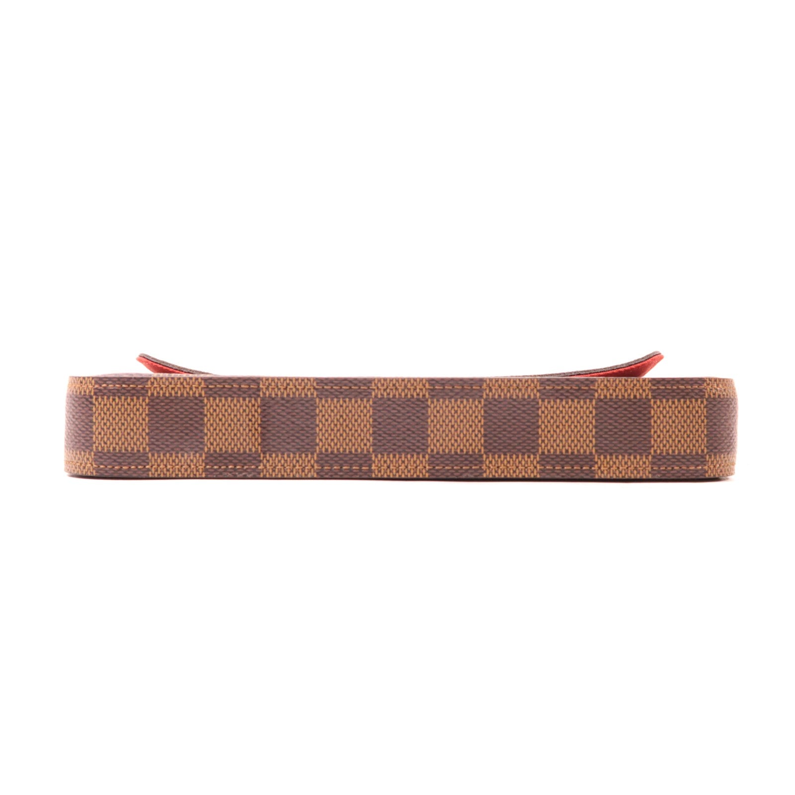 LOUIS VUITTON Damier Felice Pochette金扣鏈帶肩背袋
