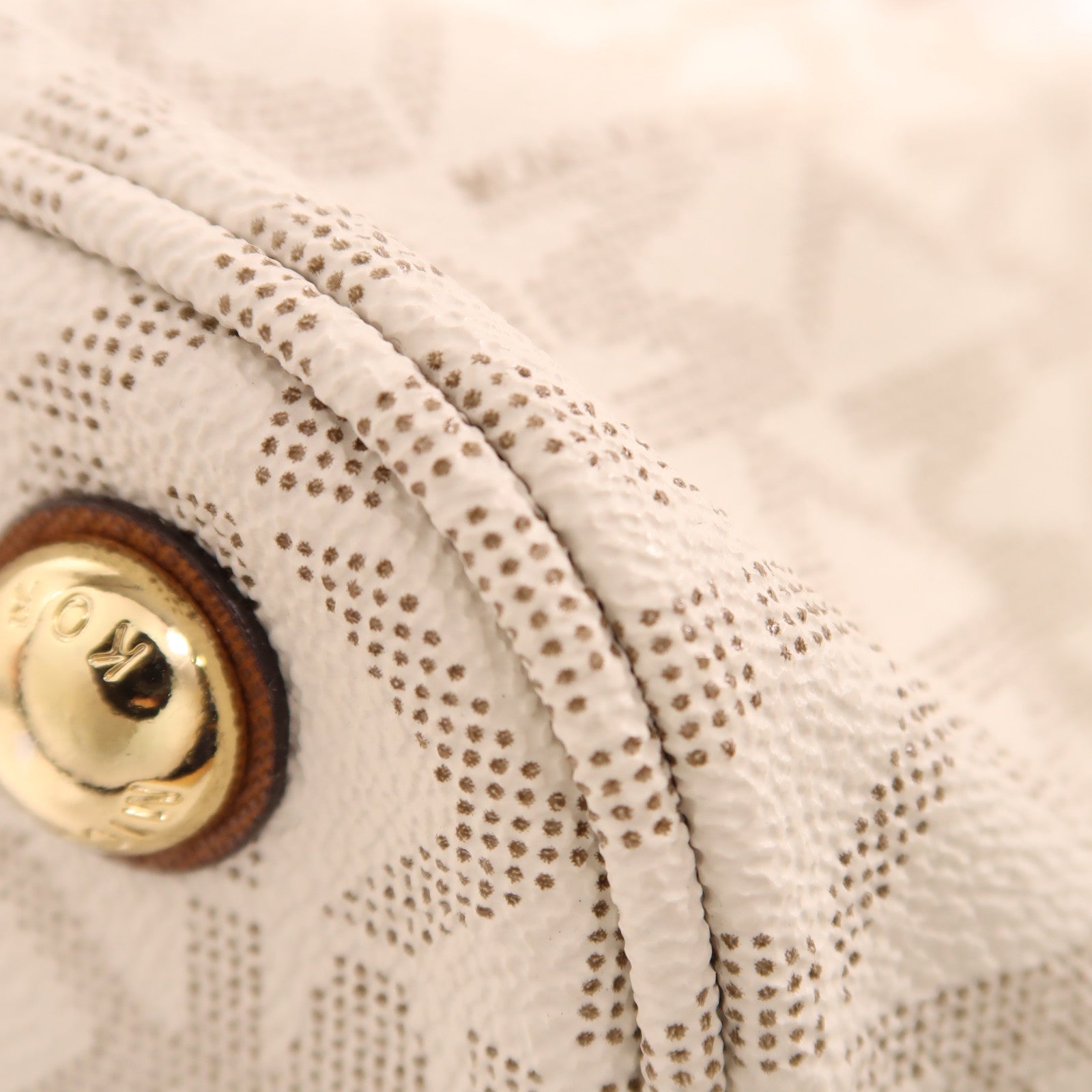 Michael Kors 塗層帆布Shoulder Tote金扣肩背袋/手挽袋白色