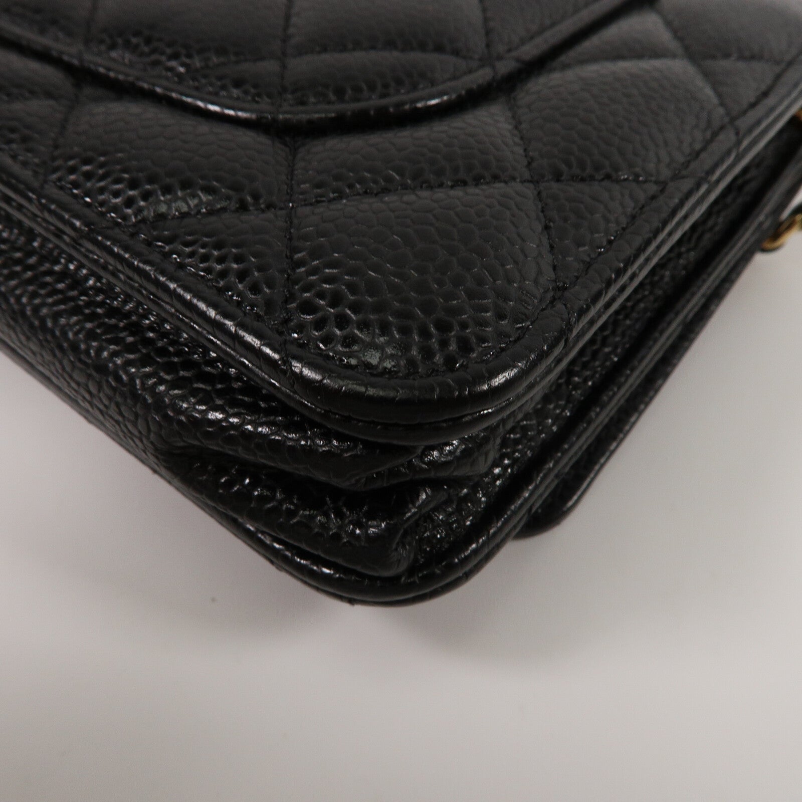 CHANEL 牛皮皮革WOC Wallet On Chain鏈帶肩背袋