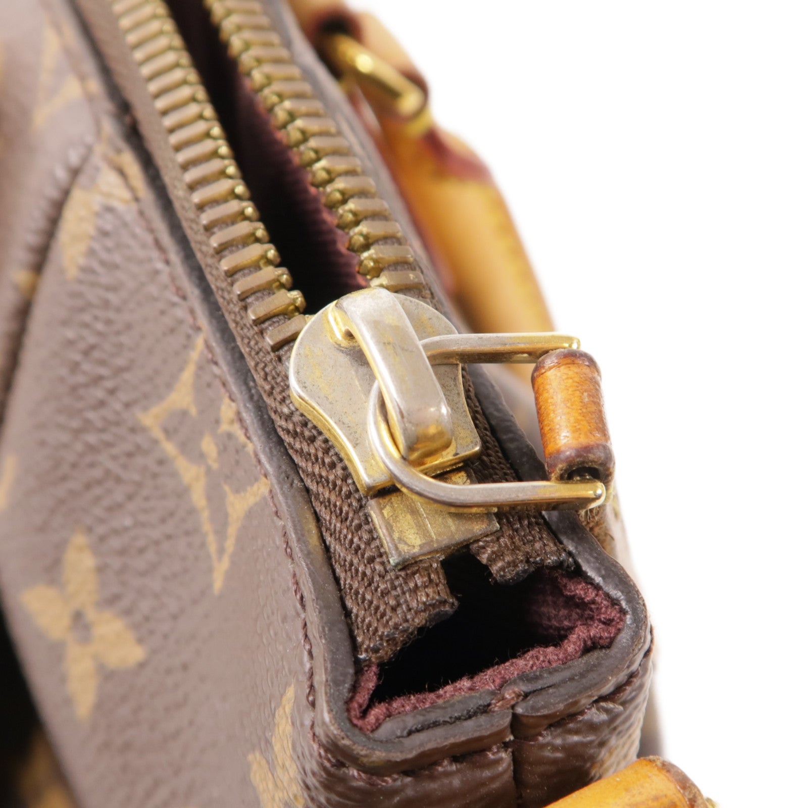 LOUIS VUITTON LV GHW Turenne MM 2 Way Bag M48814 Monogram Brown