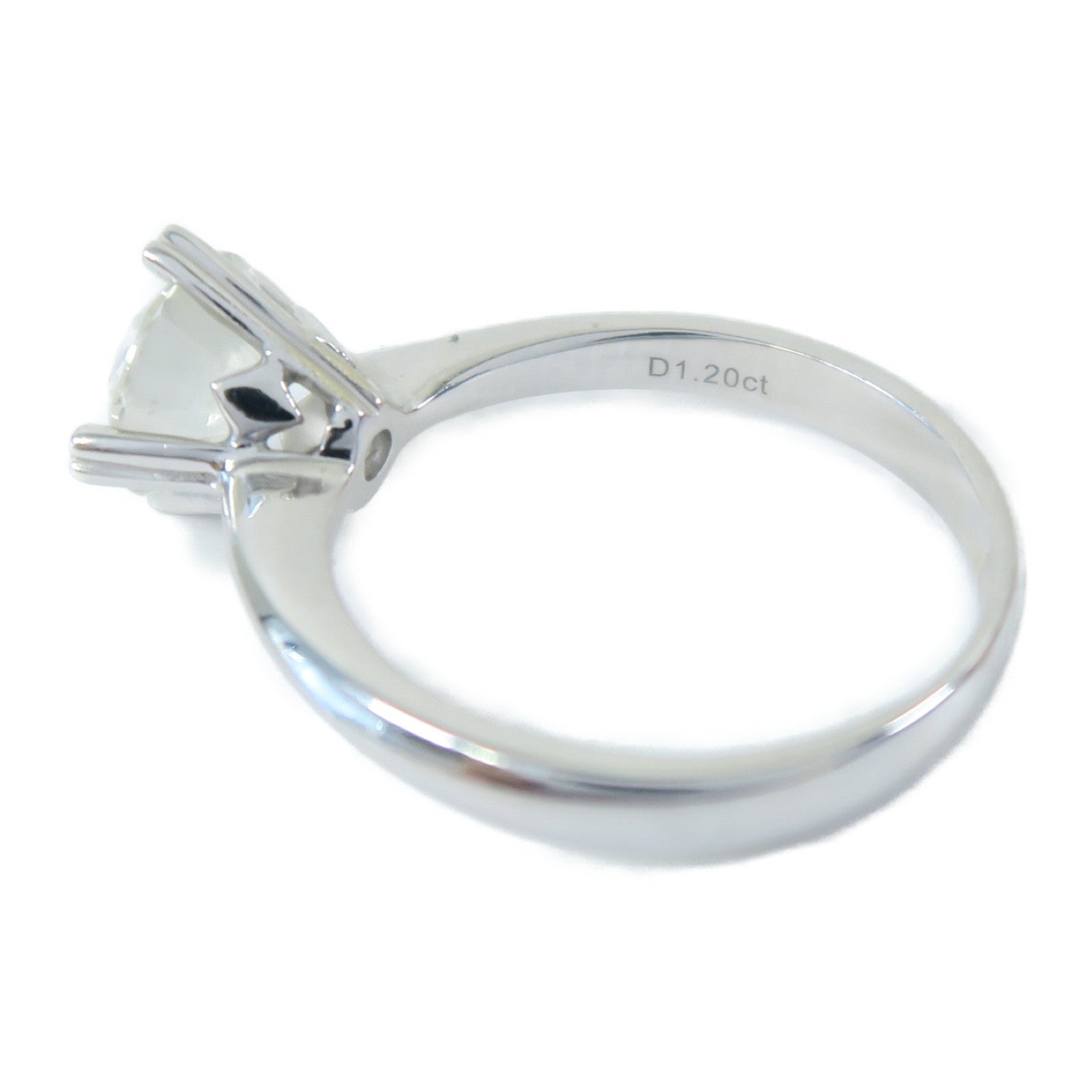 JEWELRY 【激減優惠】18K白金Ring1.20ct鑽石戒指US#5