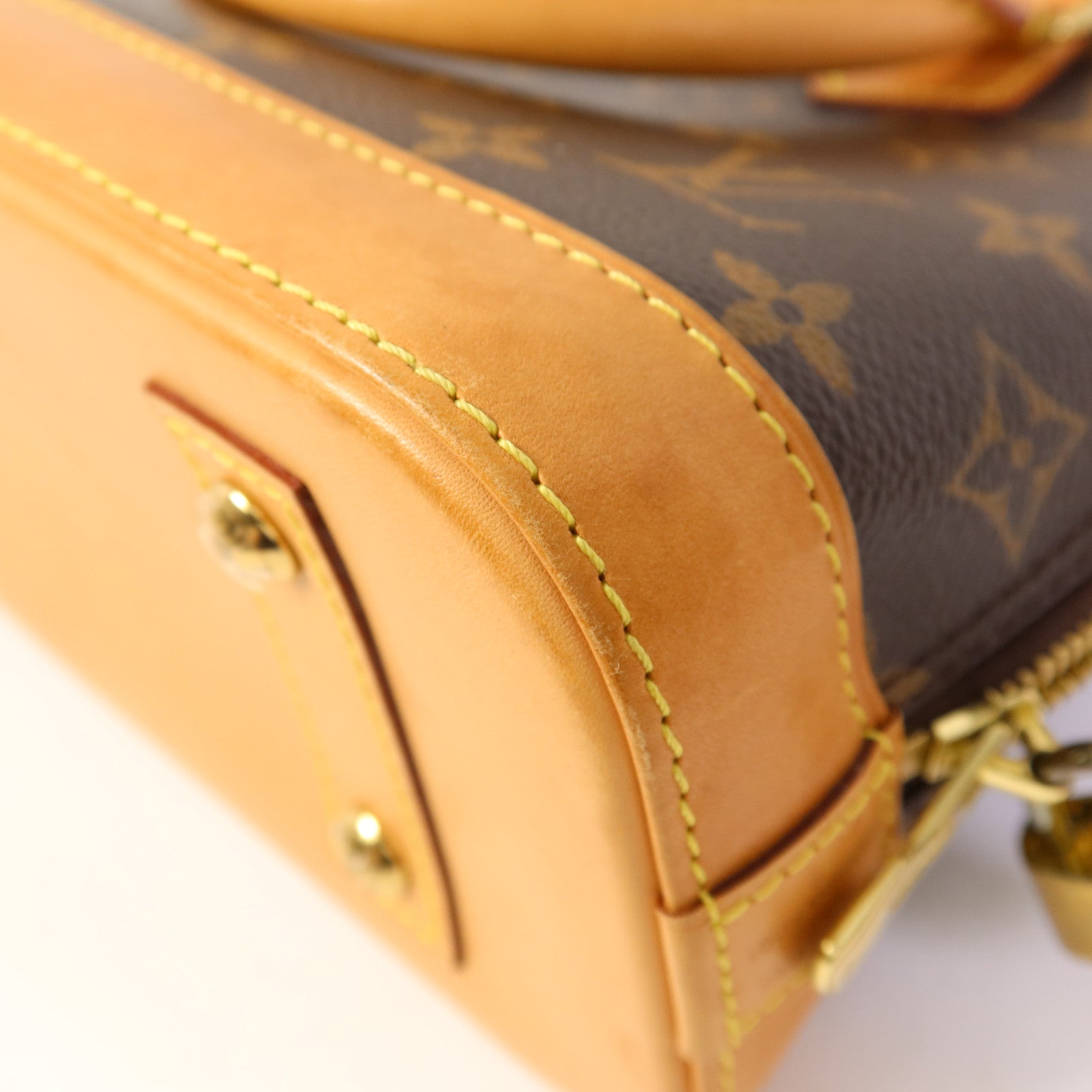 LOUIS VUITTON Monogram Alma BB金扣手挽肩背兩用袋