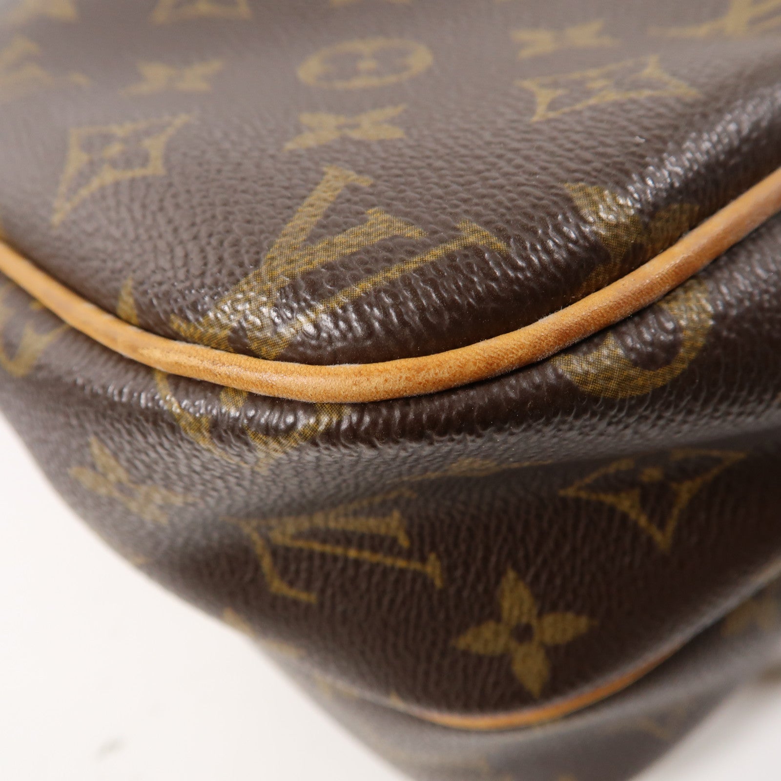 LOUIS VUITTON 【激減優惠】Monogram Reporter金扣肩背袋啡色