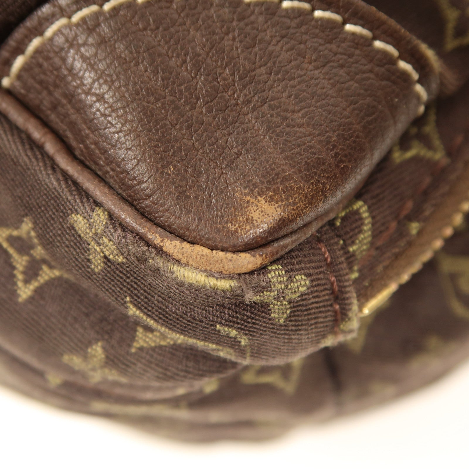 LOUIS VUITTON Monogram Mini Lin Sac A Langer Diaper金扣手挽肩背兩用袋