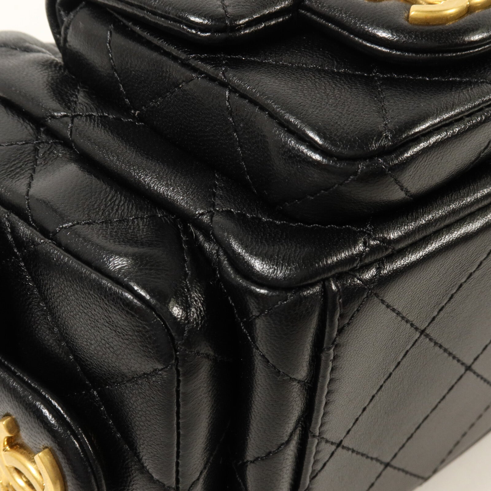 CHANEL 羊皮皮革25C Hobo Bag鏈帶肩背袋