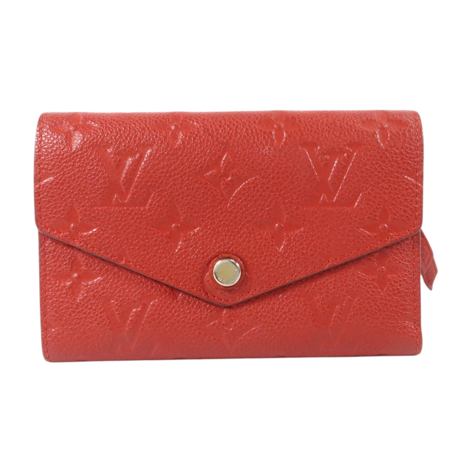 LOUIS VUITTON Monogram Empreinte Curieuse Compact金扣錢包
