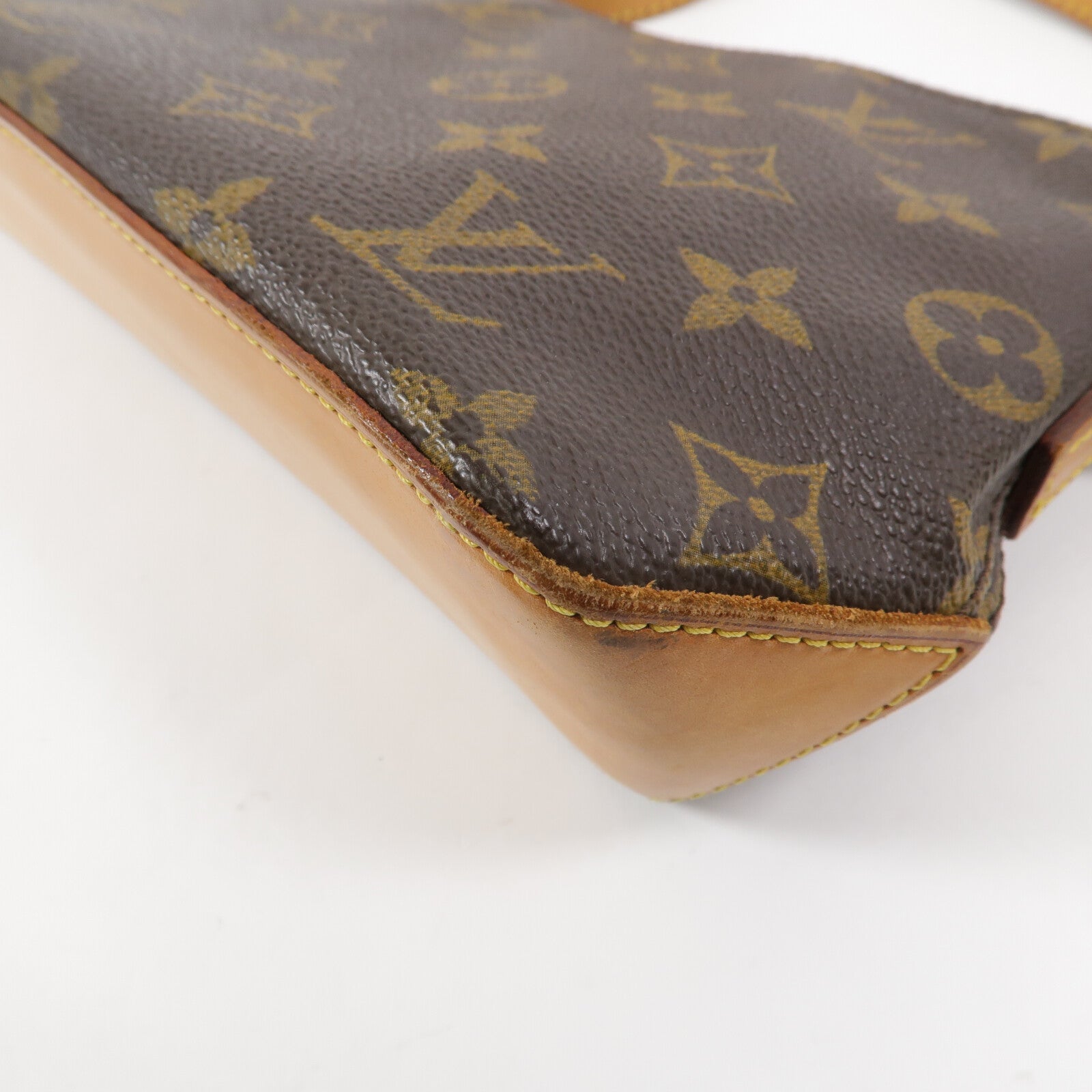 LOUIS VUITTON Monogram Trotteur肩背袋棕色