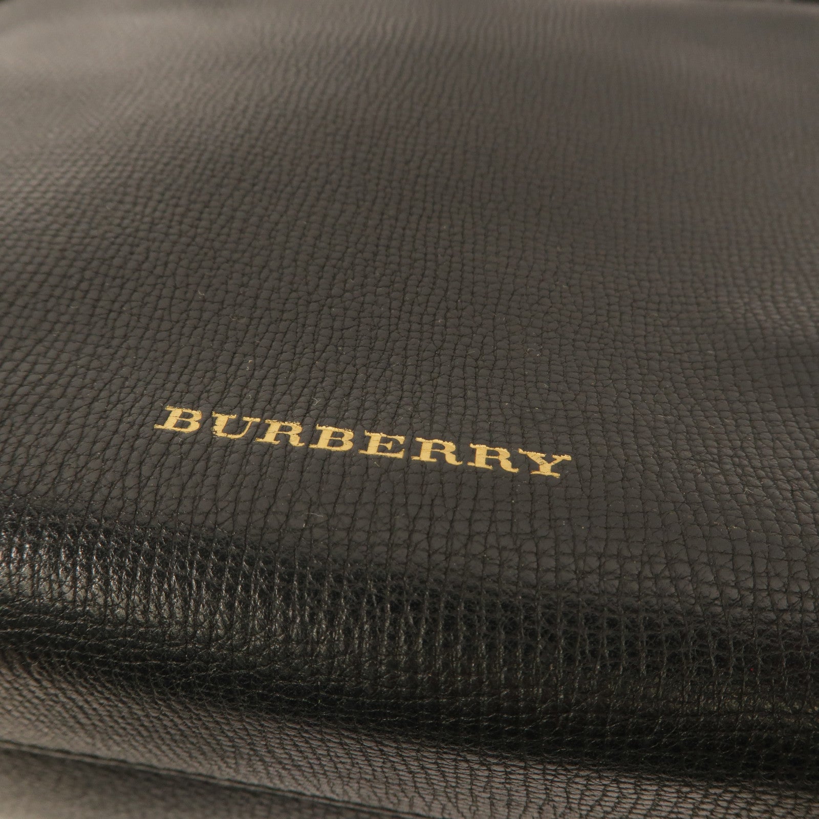 BURBERRY 牛皮皮革/帆布Banner Medium手挽肩背兩用袋
